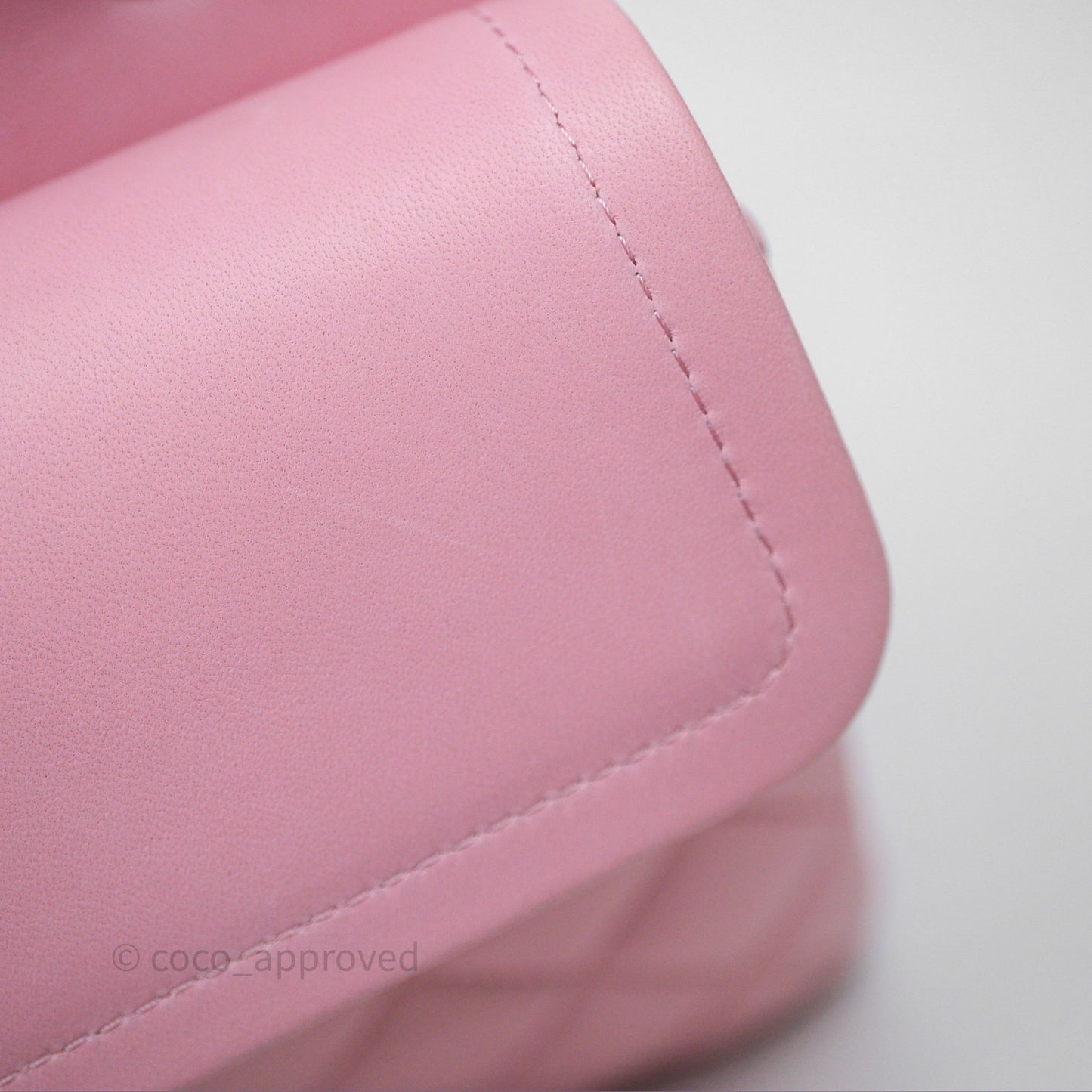 Chanel Small Classic Quilted Flap Pink Lambskin Gold Hardware
