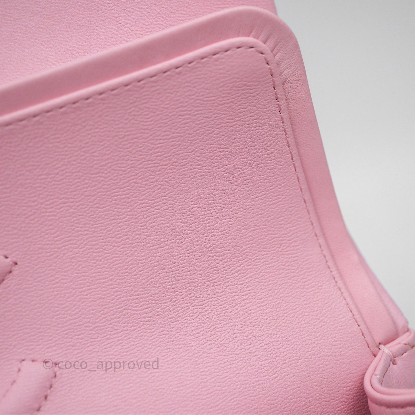 Chanel Small Classic Quilted Flap Pink Lambskin Gold Hardware