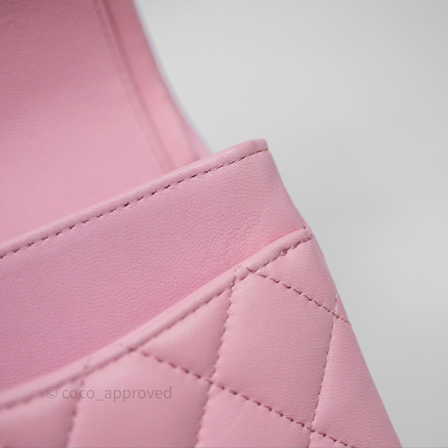Chanel Small Classic Quilted Flap Pink Lambskin Gold Hardware