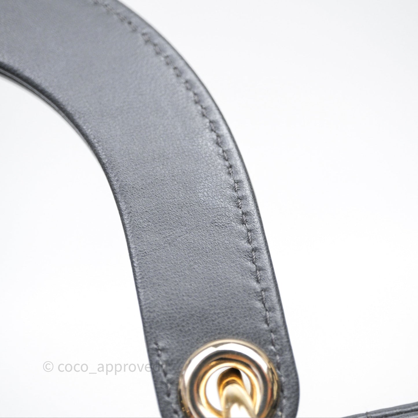 Christian Dior Small Lady Dior My ABCDior Bag Dark Grey Cannage Lambskin