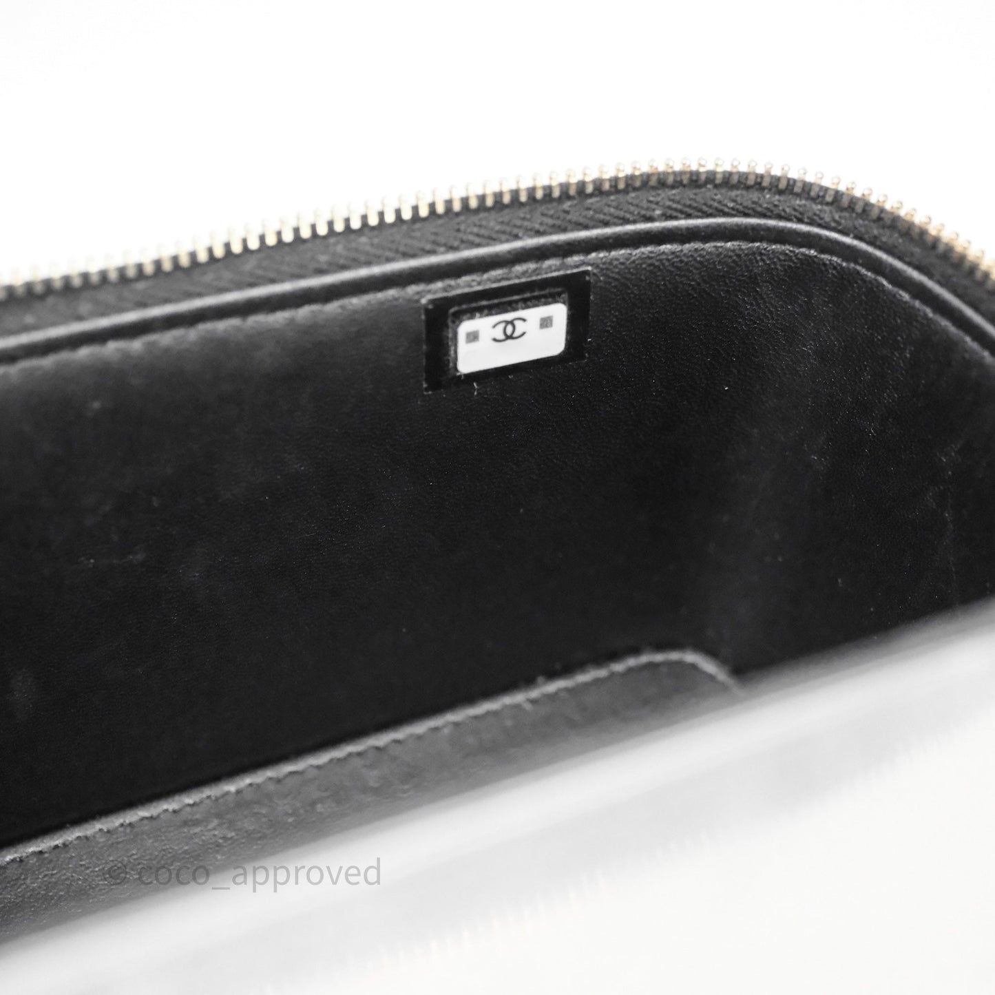 Chanel Top Handle Vanity Rectangular Black Lambskin Aged Gold Hardware