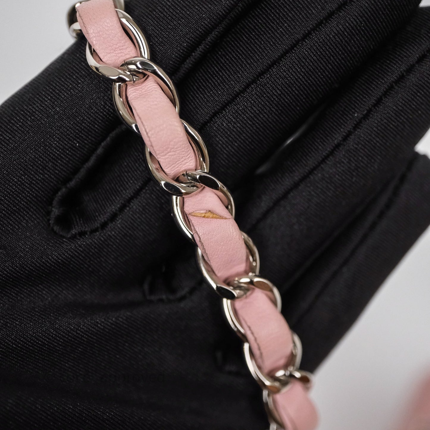 Chanel Classic M/L Medium Flap Quilted Pink Lambskin Silver Hardware