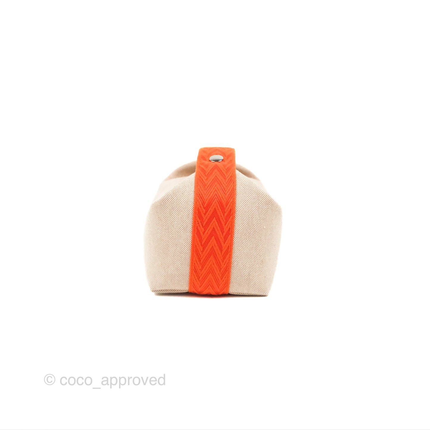 Hermès Small Bride-A-Brac Natural Orange Canvas