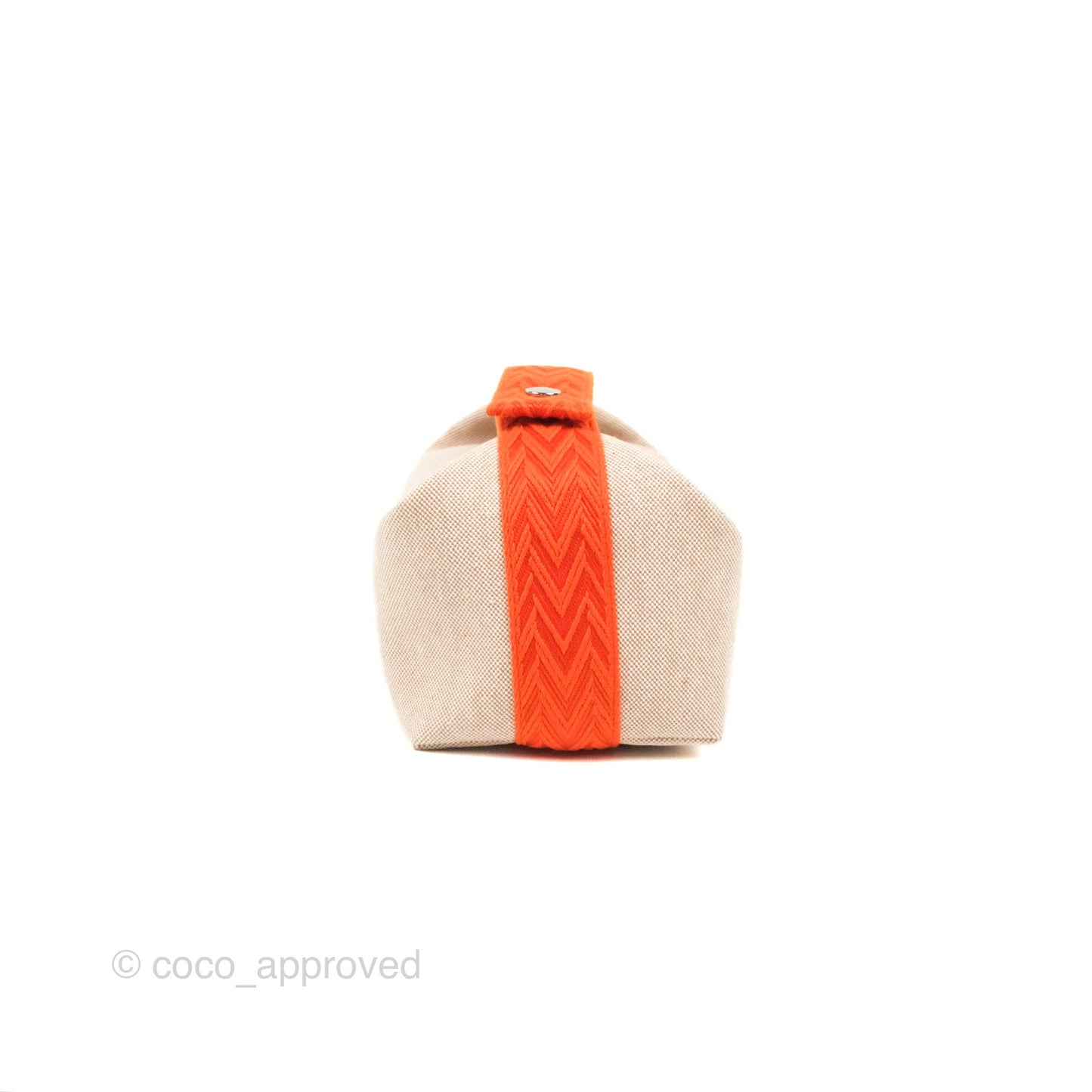 Hermès Small Bride-A-Brac Natural Orange Canvas