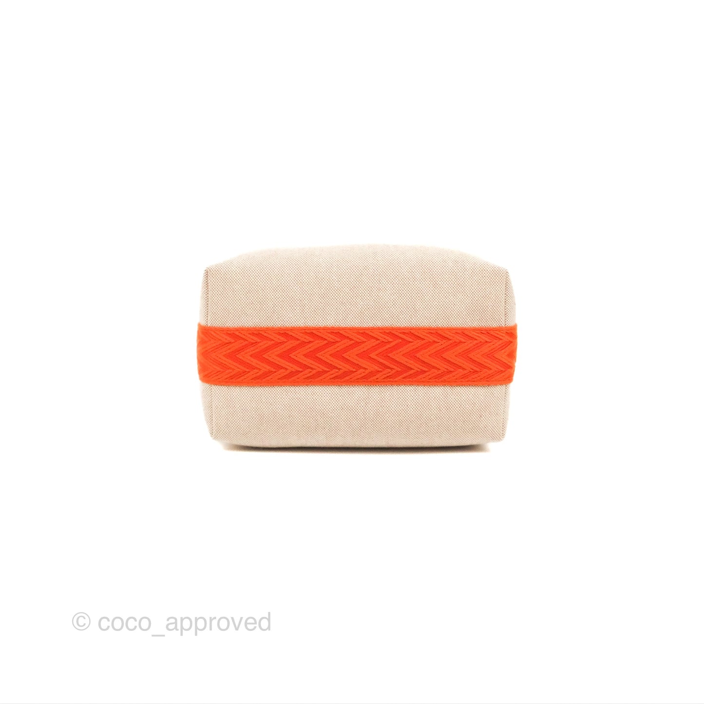 Hermès Small Bride-A-Brac Natural Orange Canvas