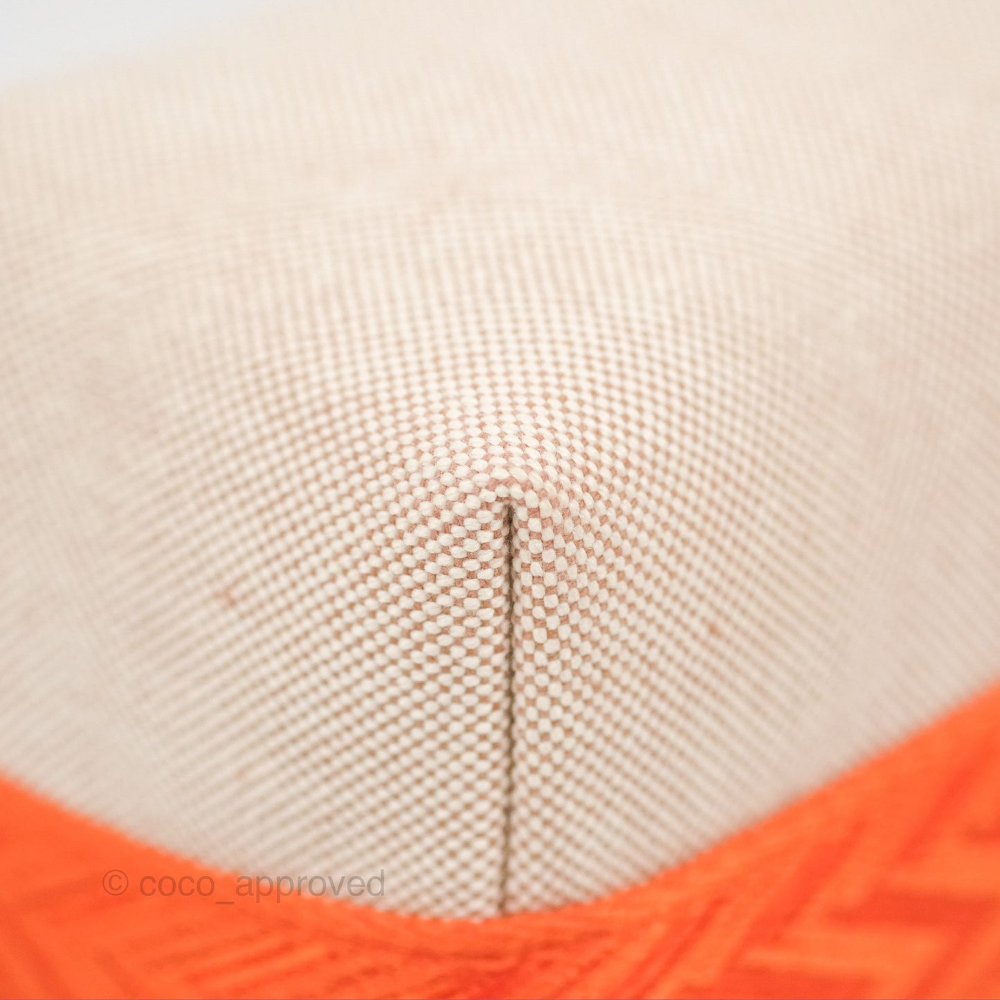 Hermès Small Bride-A-Brac Natural Orange Canvas