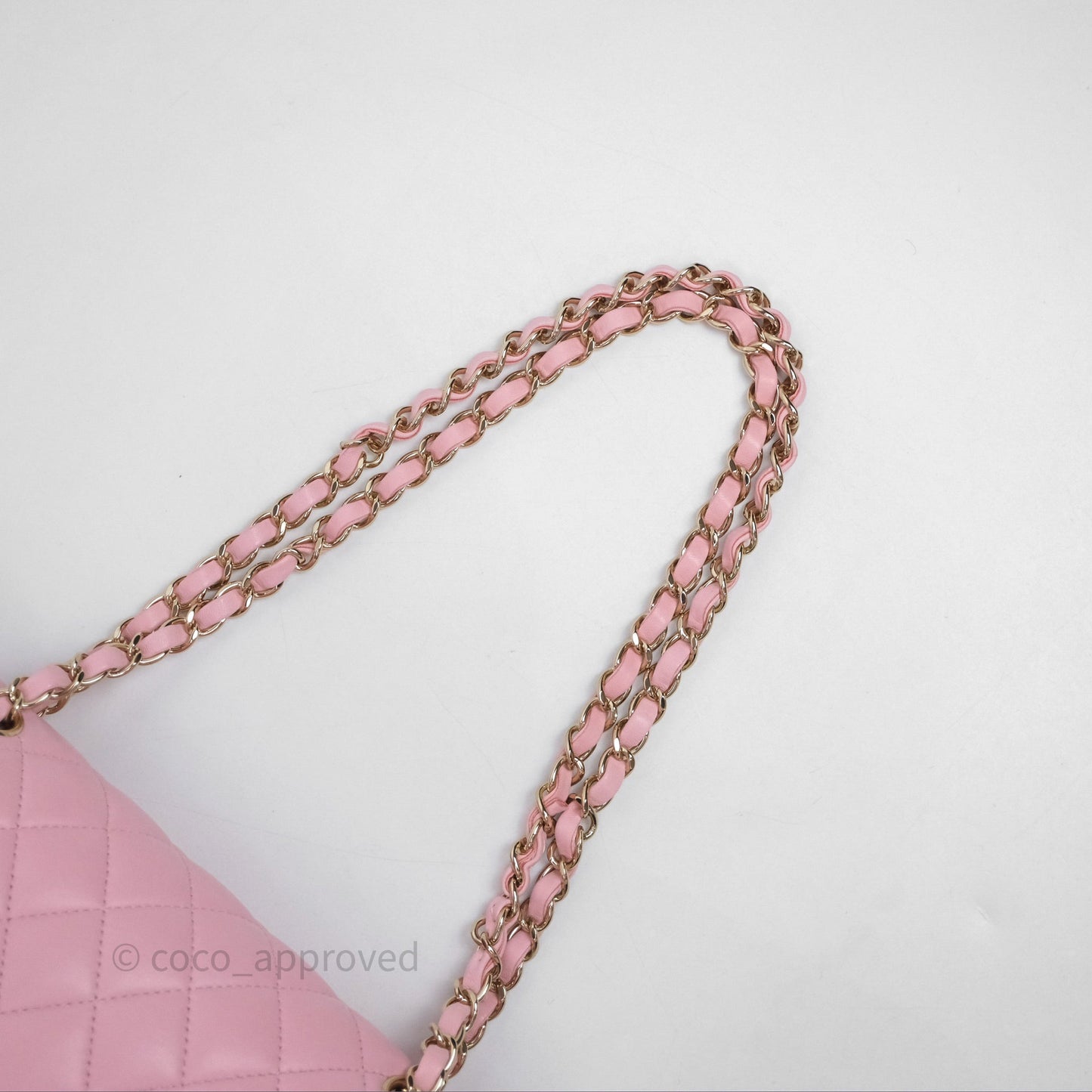 Chanel Small Classic Quilted Flap Pink Lambskin Gold Hardware