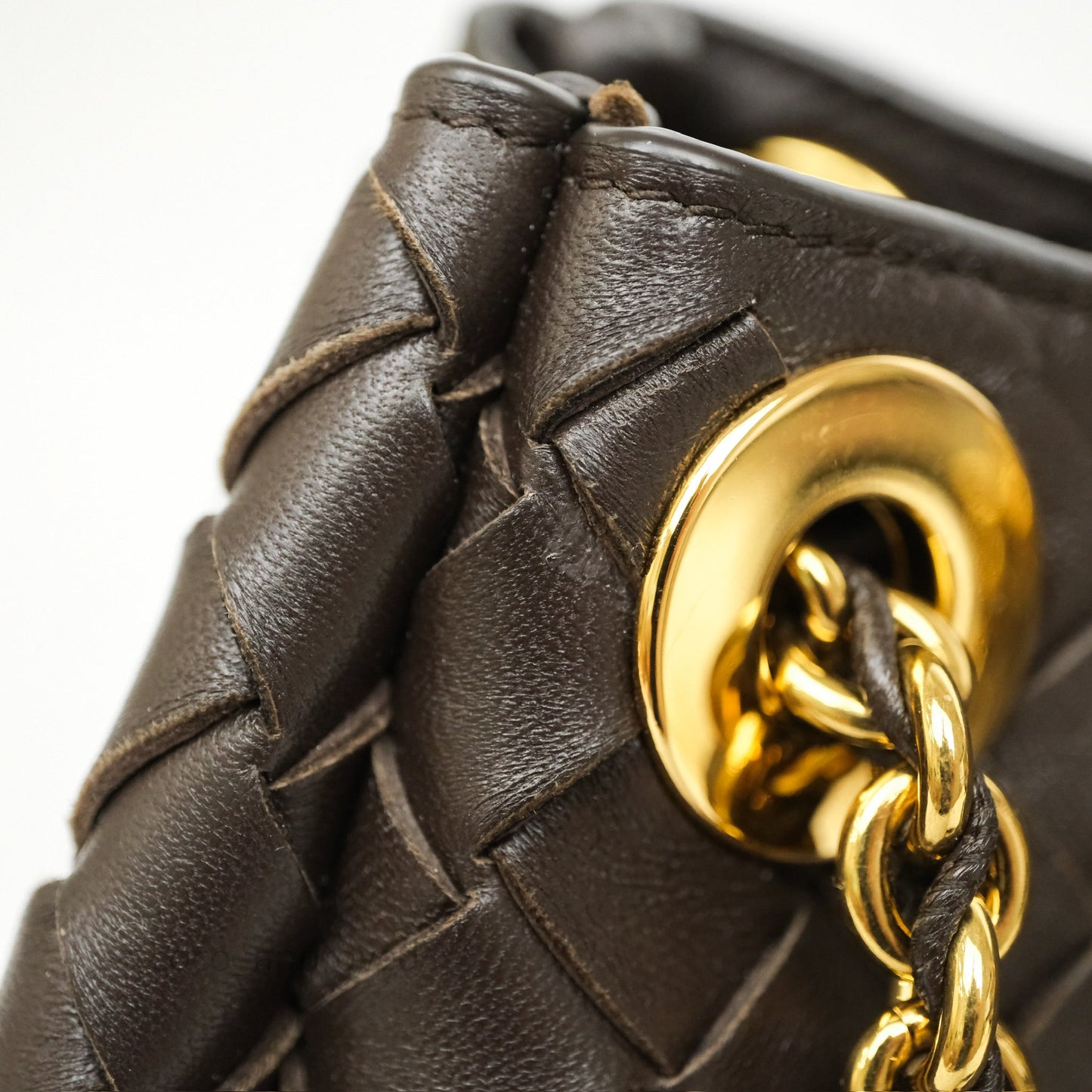 Bottega Veneta Small Parachute Chain Fondant Lambskin