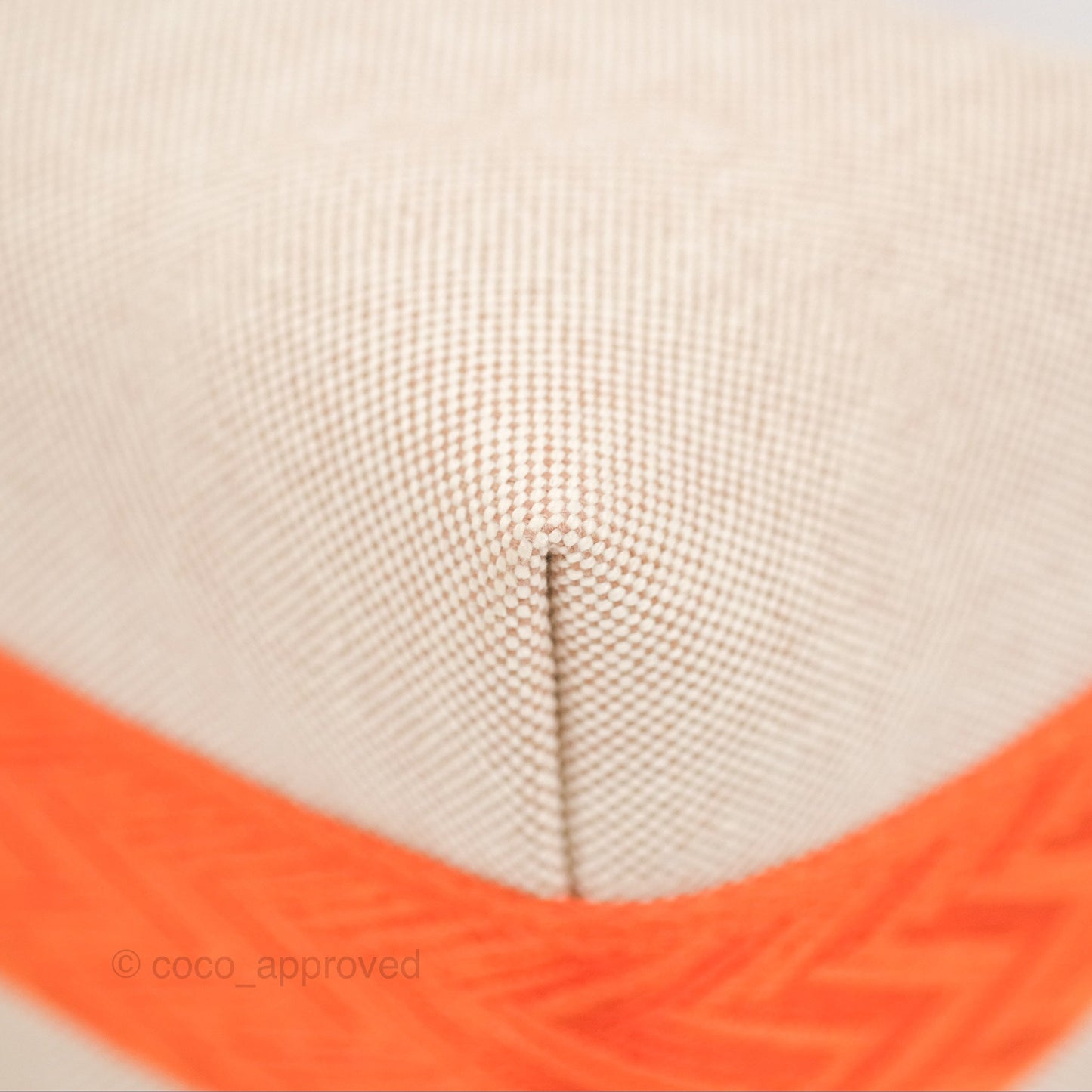 Hermès Small Bride-A-Brac Natural Orange Canvas