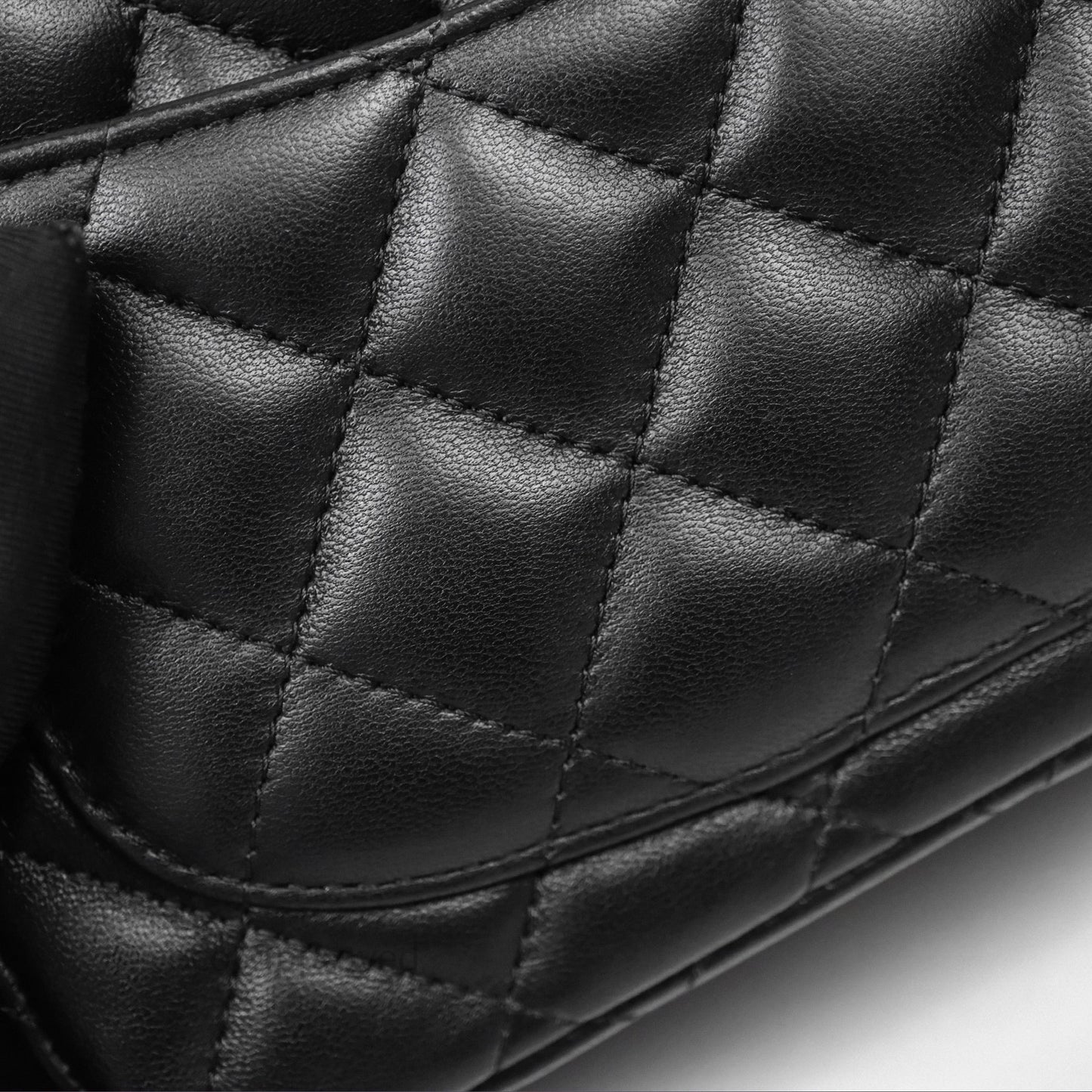Chanel Mini Square Black Lambskin Gold Hardware