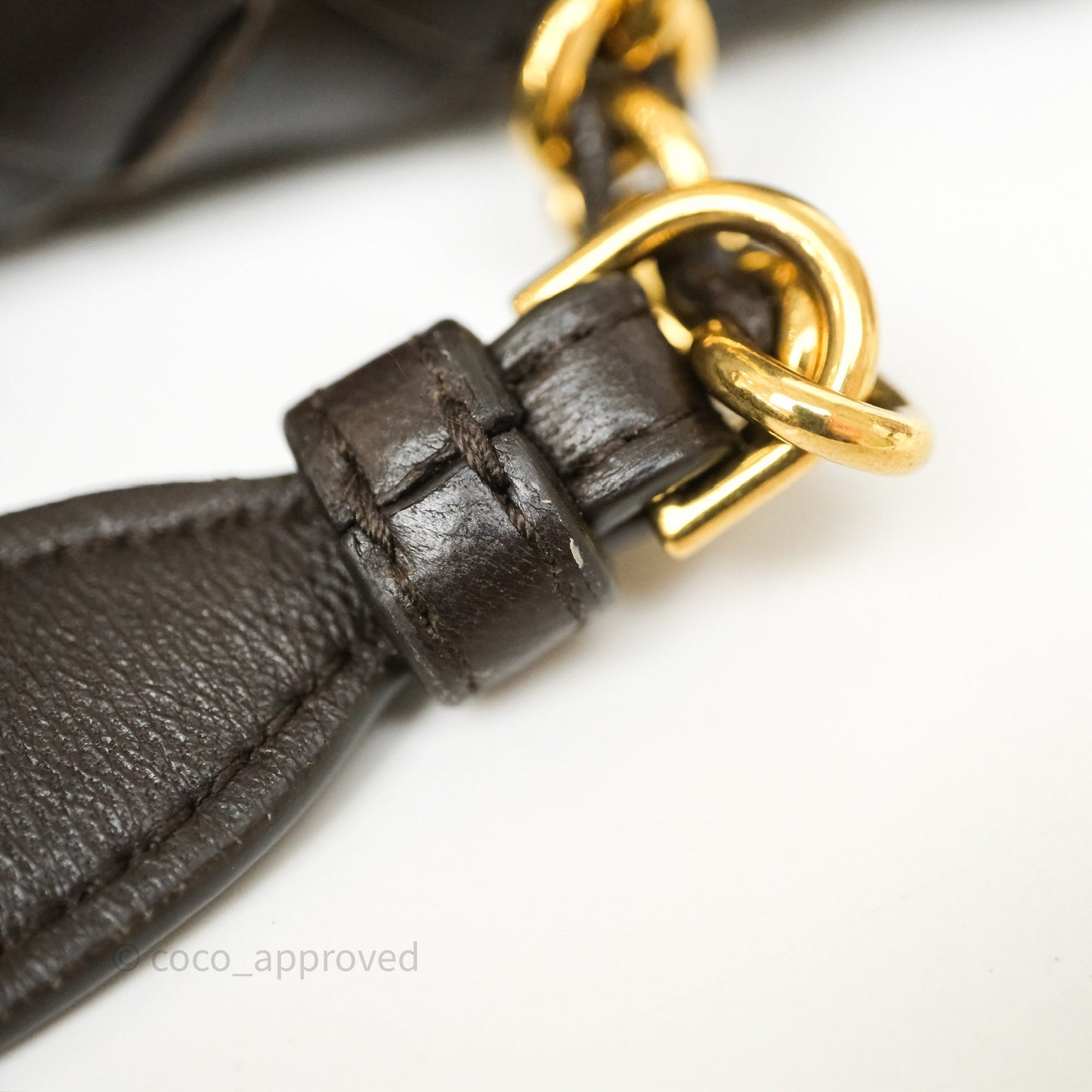 Bottega Veneta Small Parachute Chain Fondant Lambskin