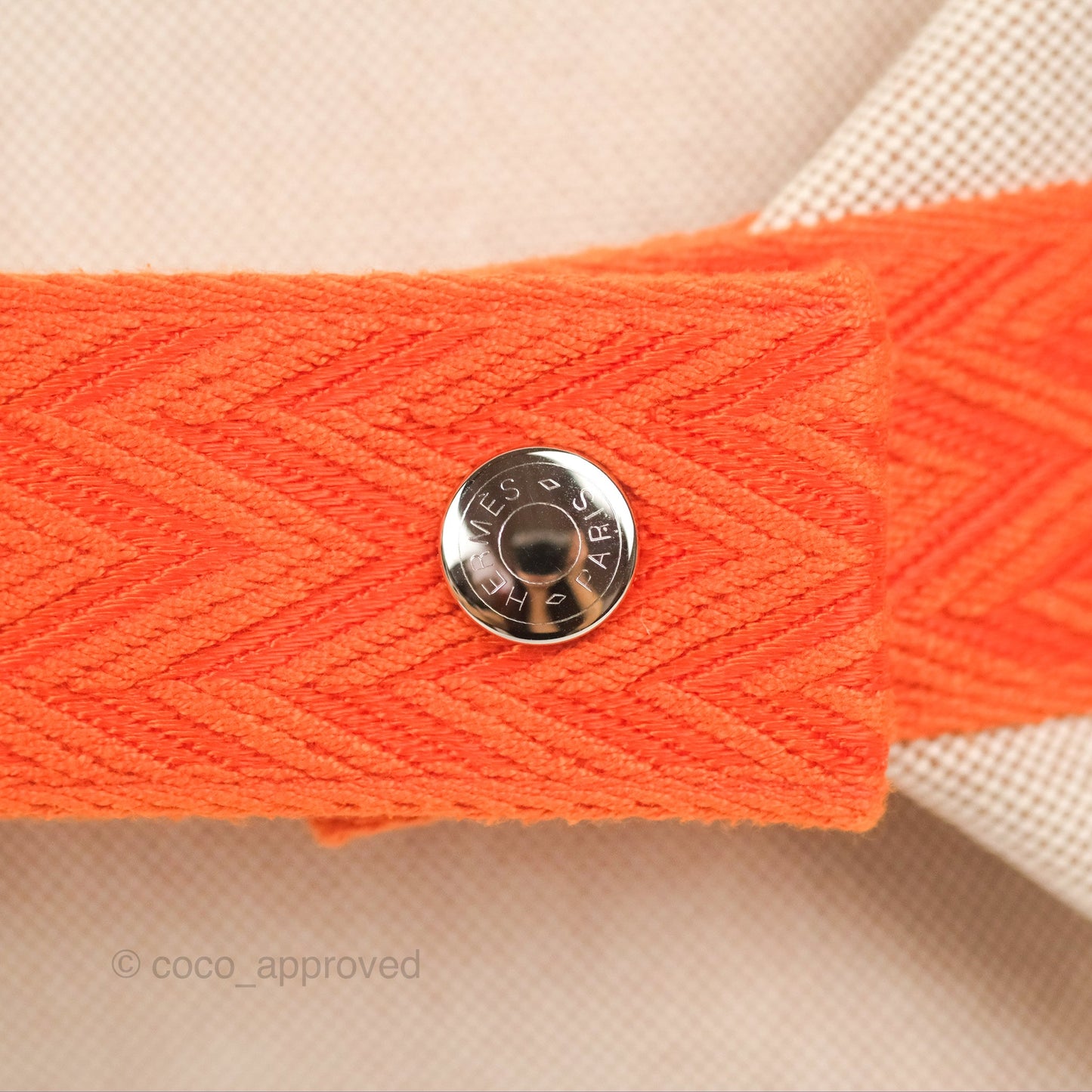 Hermès Small Bride-A-Brac Natural Orange Canvas