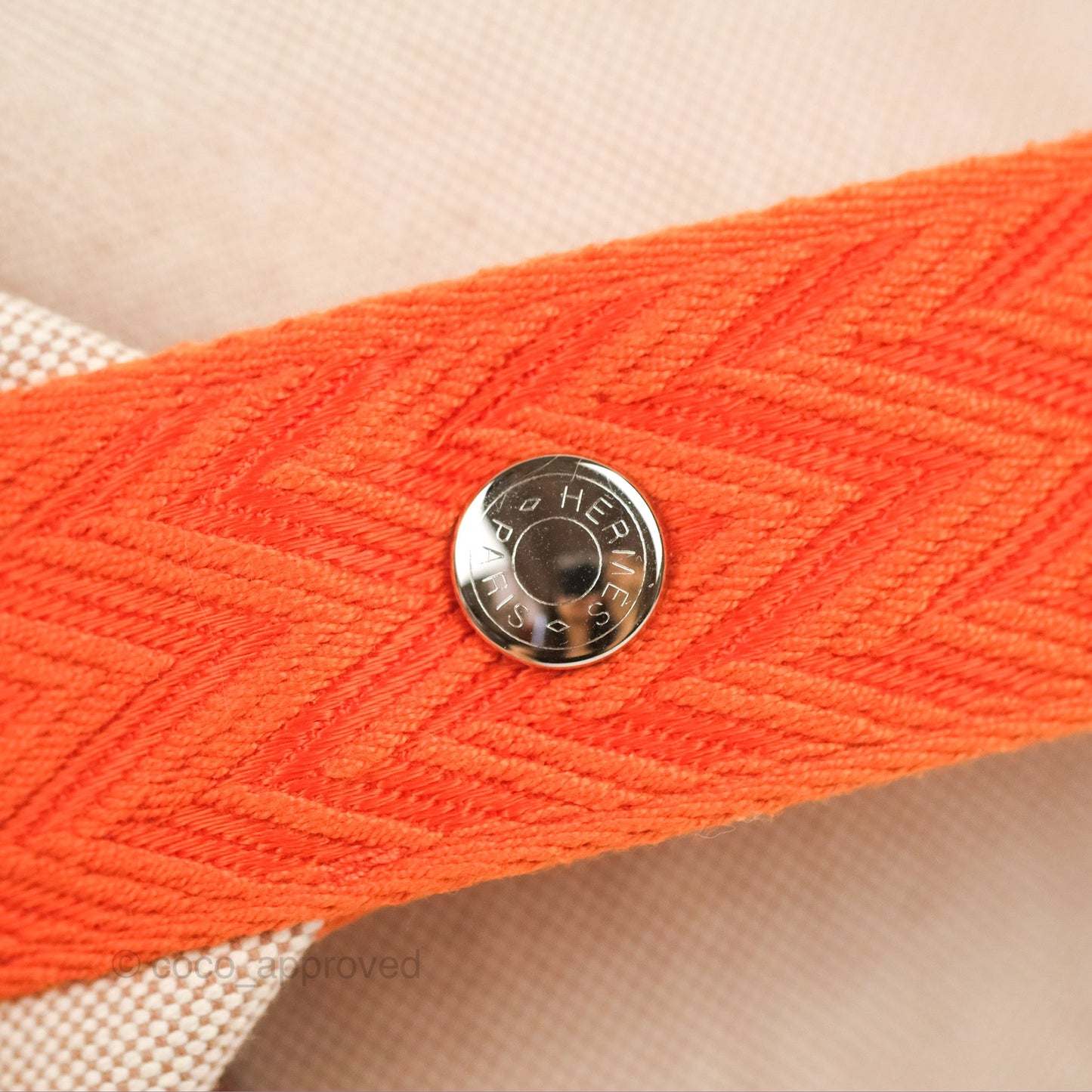 Hermès Small Bride-A-Brac Natural Orange Canvas