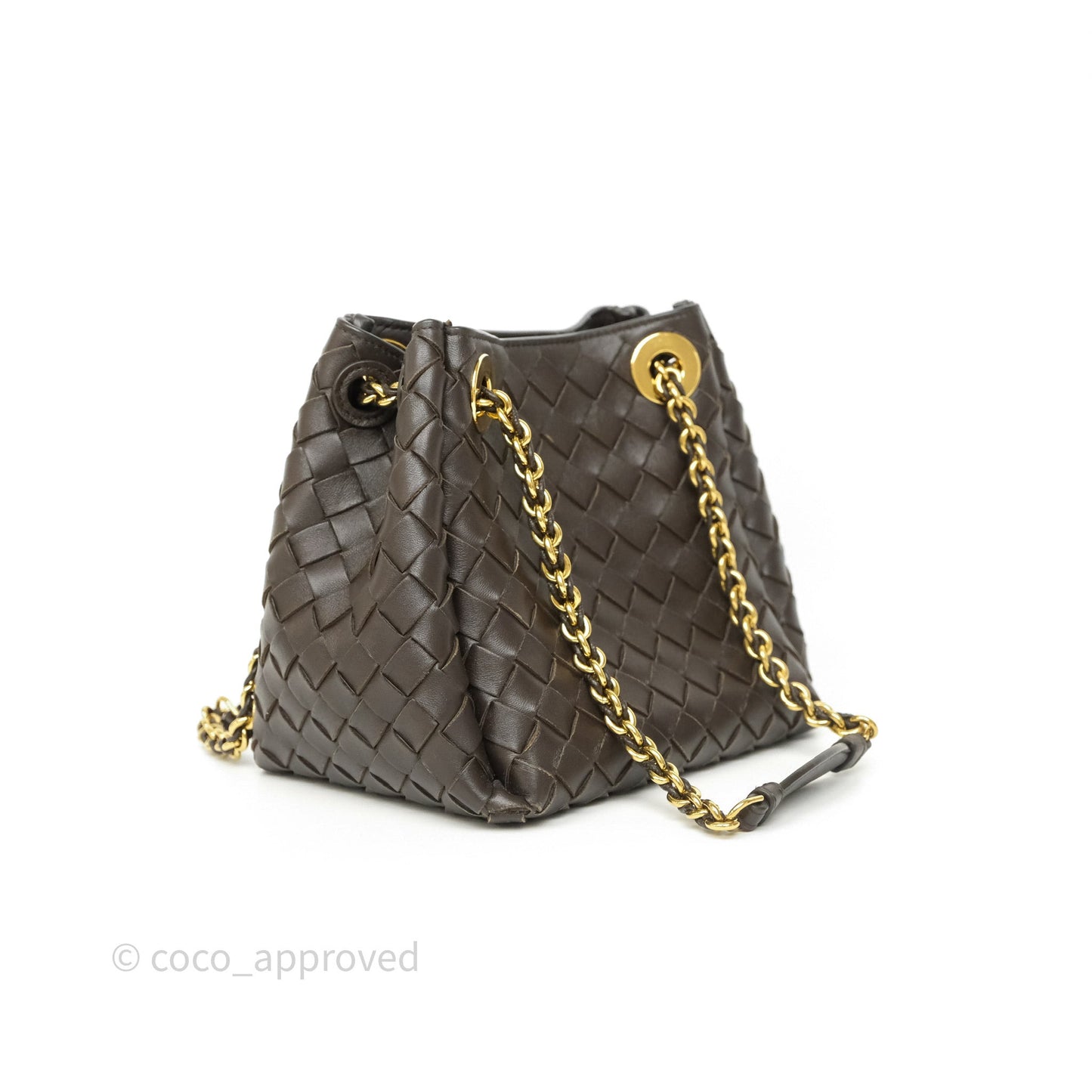 Bottega Veneta Small Parachute Chain Fondant Lambskin