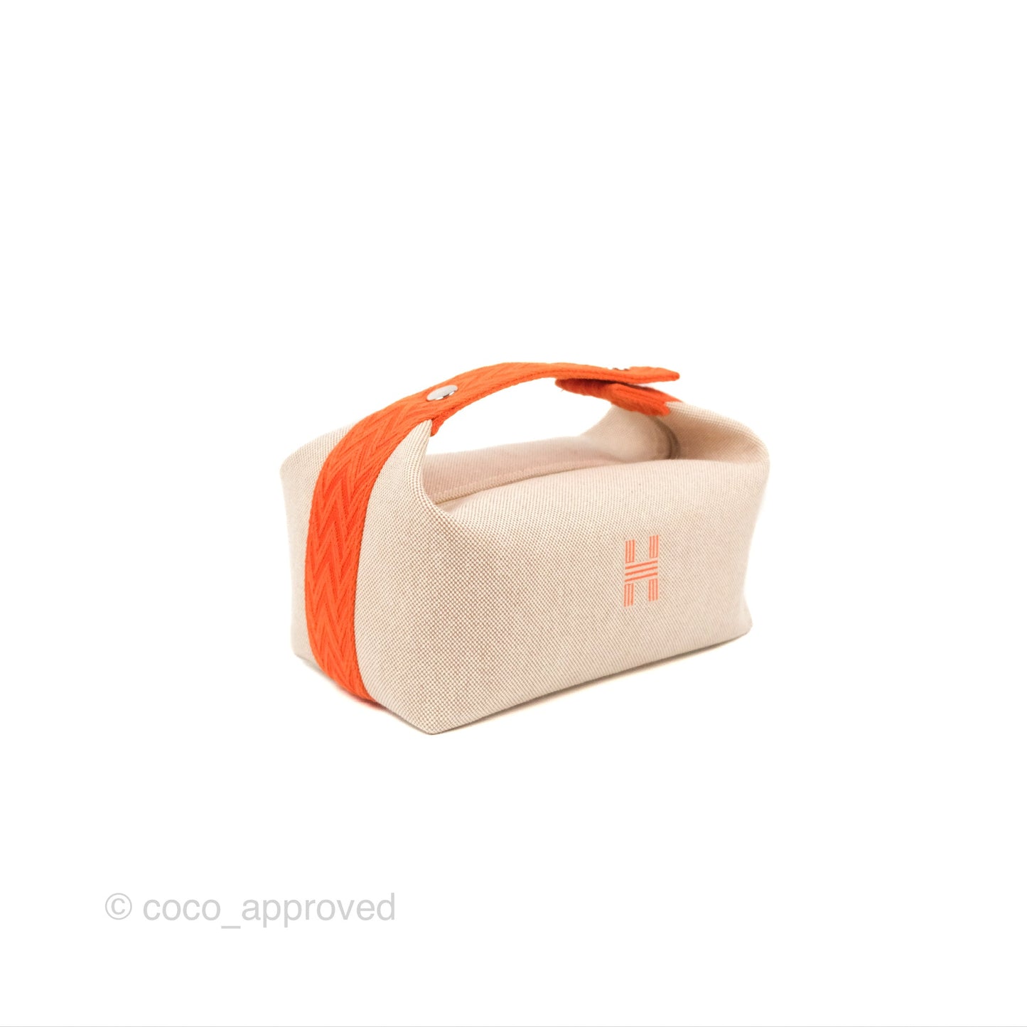 Hermès Small Bride-A-Brac Natural Orange Canvas