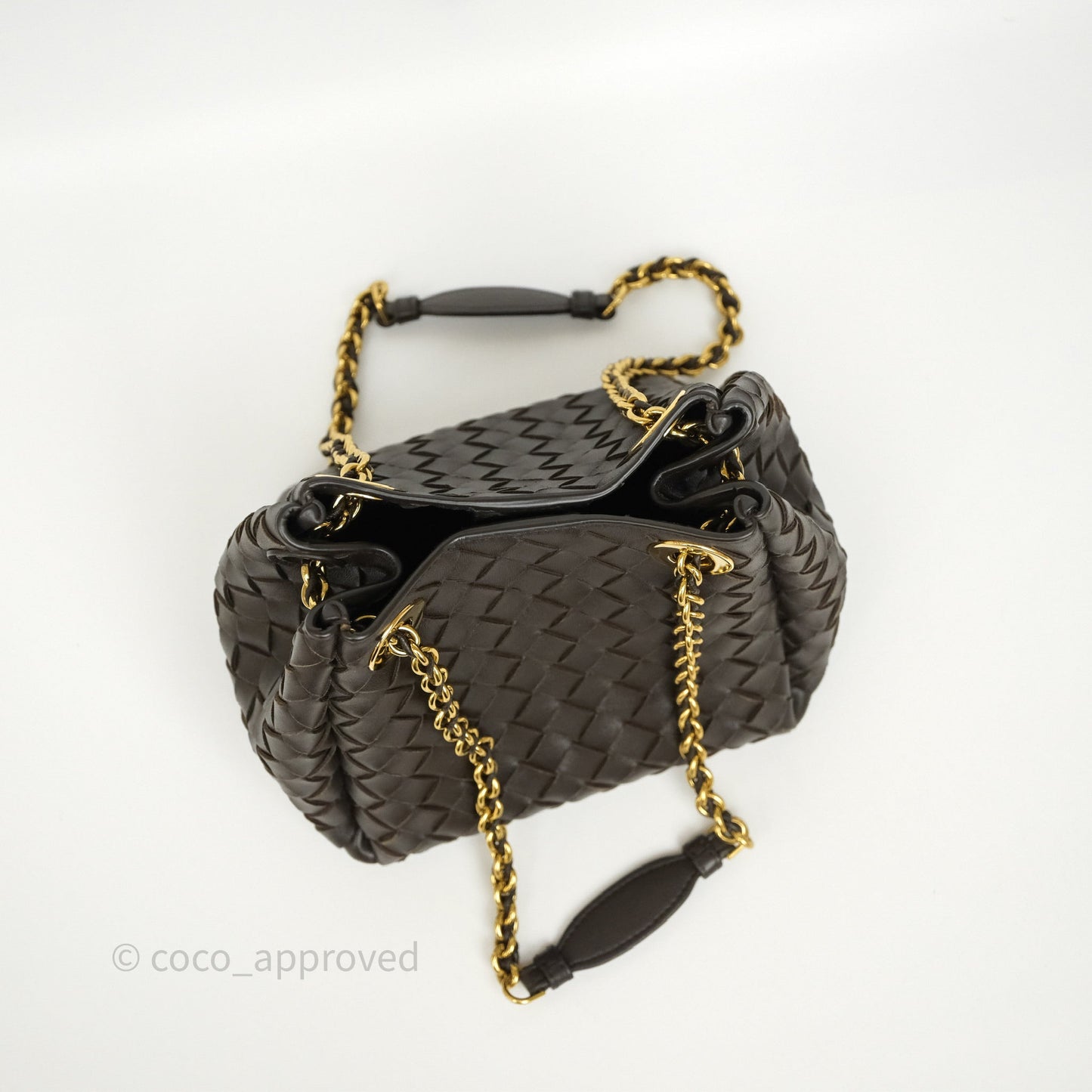 Bottega Veneta Small Parachute Chain Fondant Lambskin