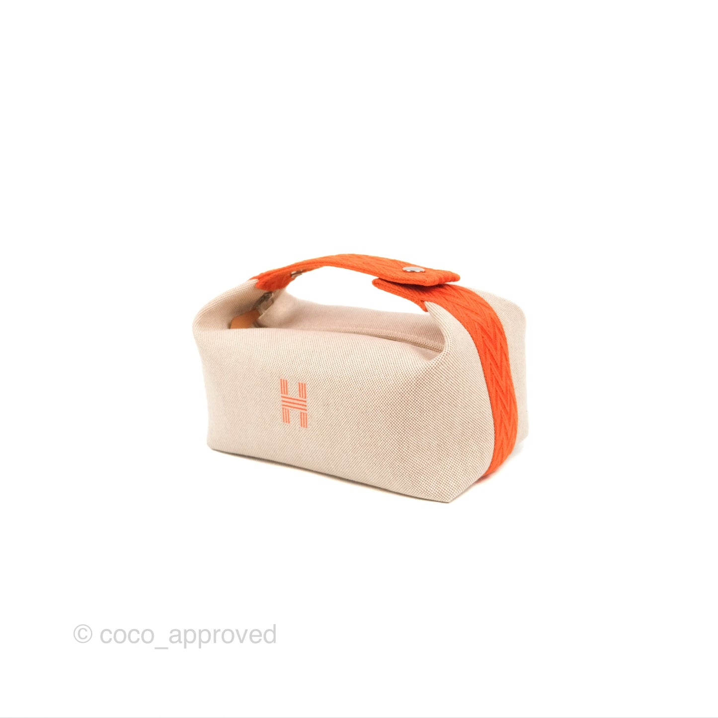 Hermès Small Bride-A-Brac Natural Orange Canvas