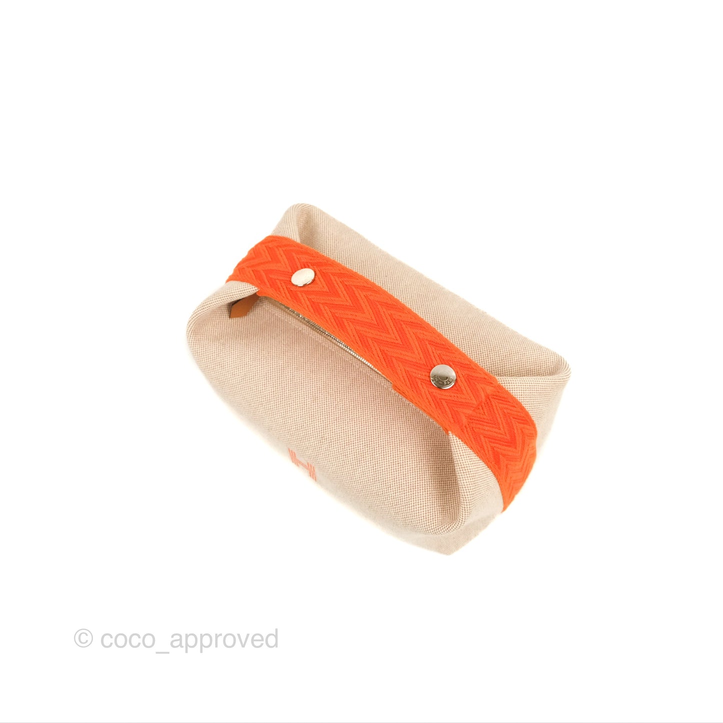Hermès Small Bride-A-Brac Natural Orange Canvas