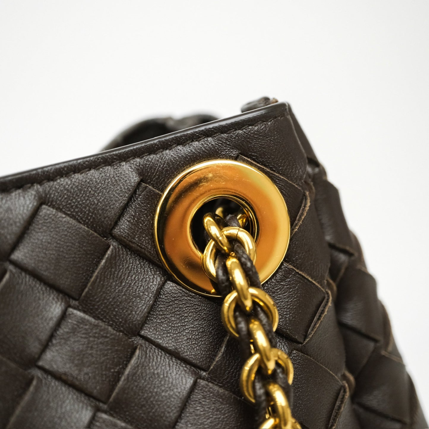 Bottega Veneta Small Parachute Chain Fondant Lambskin
