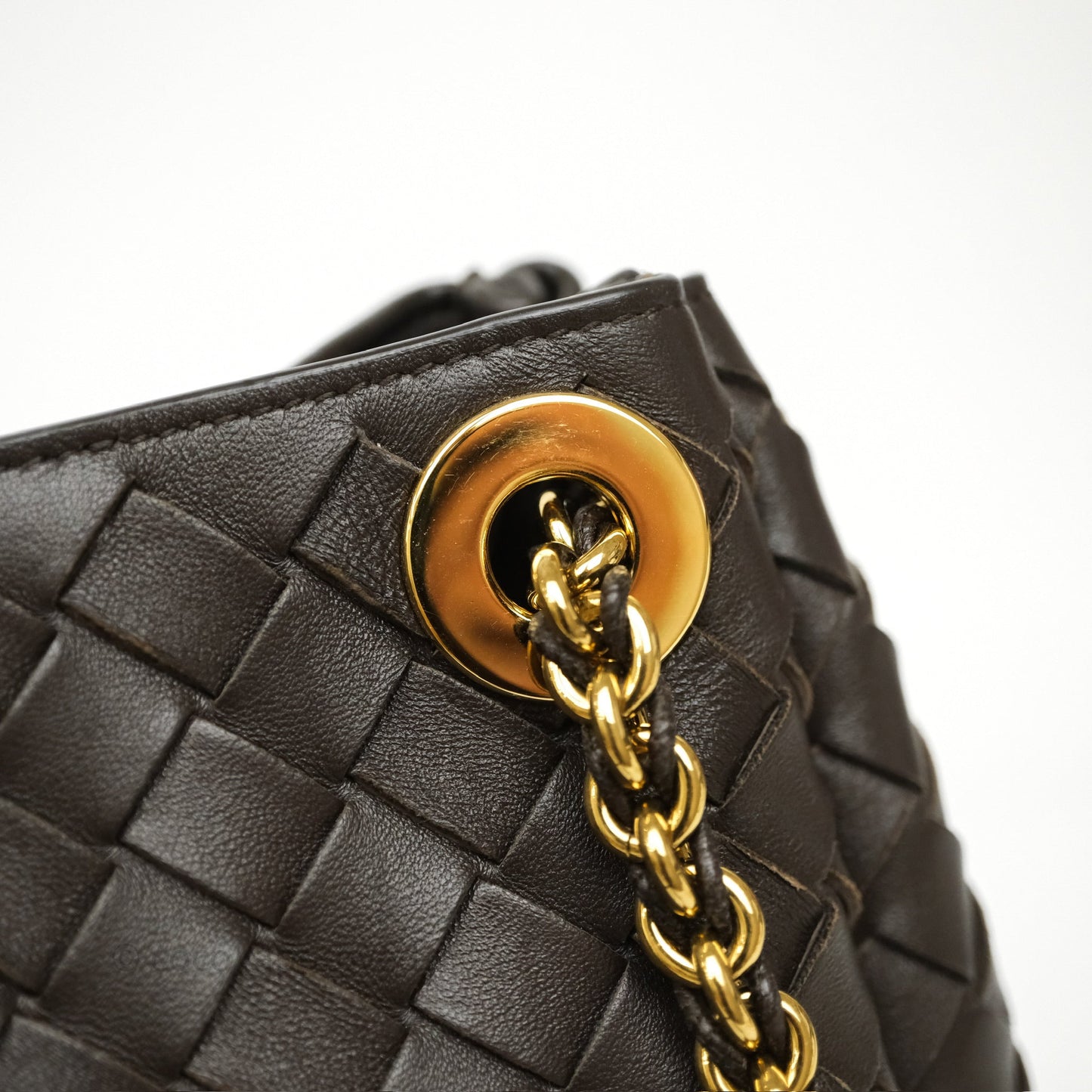 Bottega Veneta Small Parachute Chain Fondant Lambskin