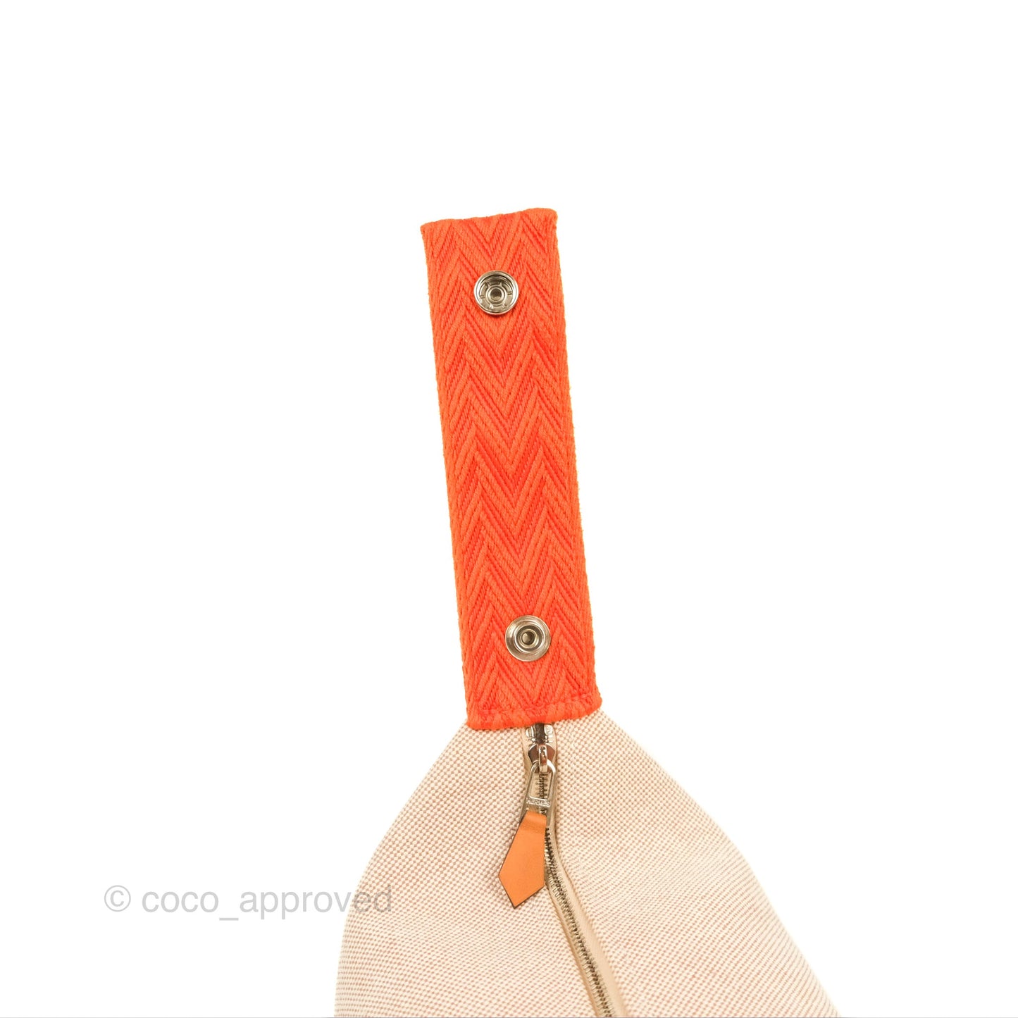 Hermès Small Bride-A-Brac Natural Orange Canvas