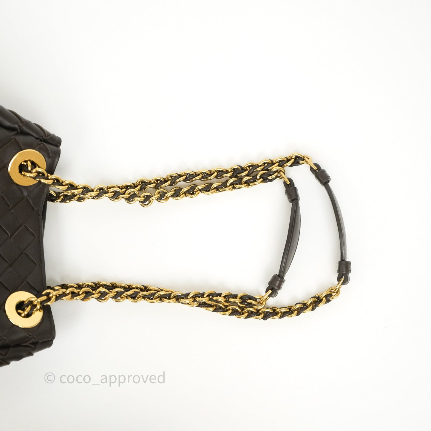 Bottega Veneta Small Parachute Chain Fondant Lambskin