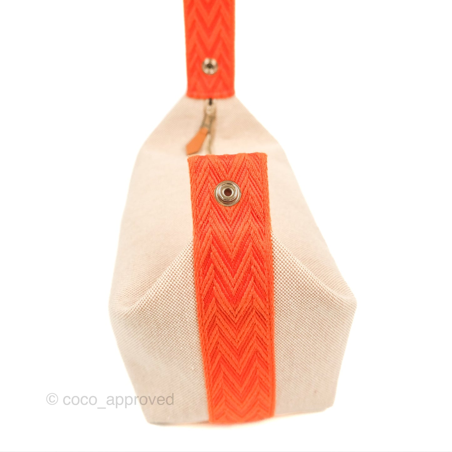 Hermès Small Bride-A-Brac Natural Orange Canvas