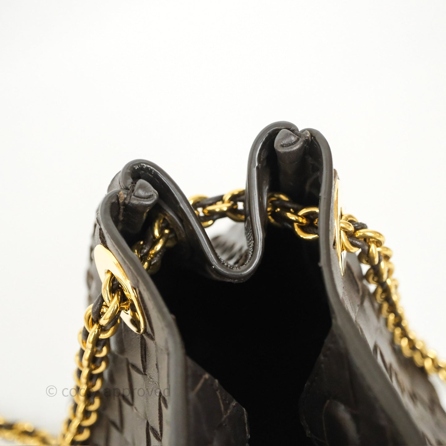 Bottega Veneta Small Parachute Chain Fondant Lambskin