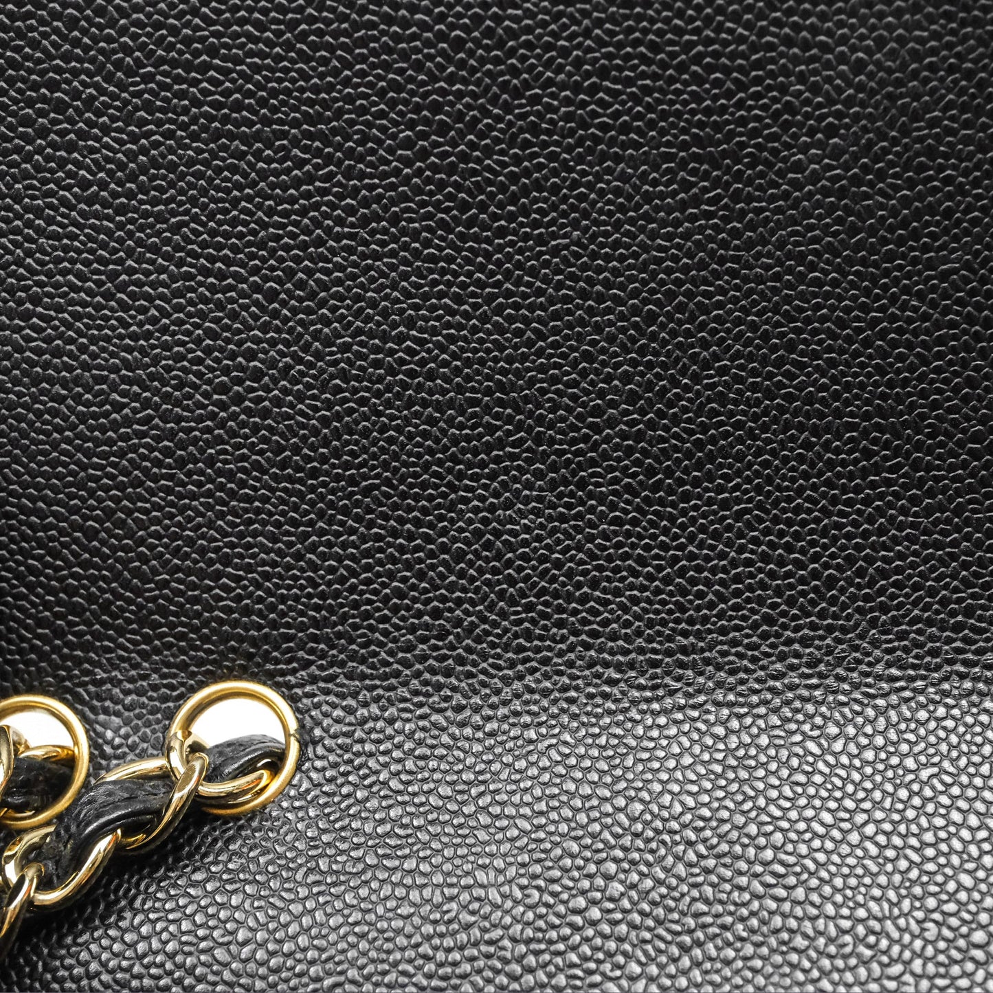 Chanel Jumbo Single Flap Black Caviar Gold Hardware⁣⁣