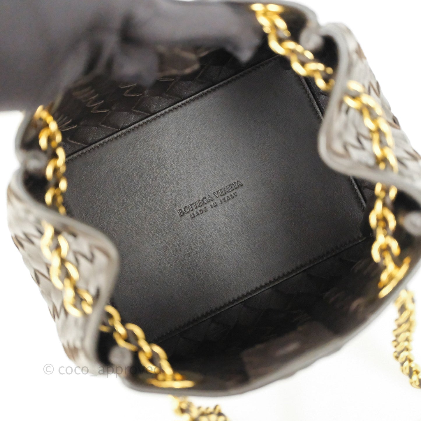 Bottega Veneta Small Parachute Chain Fondant Lambskin
