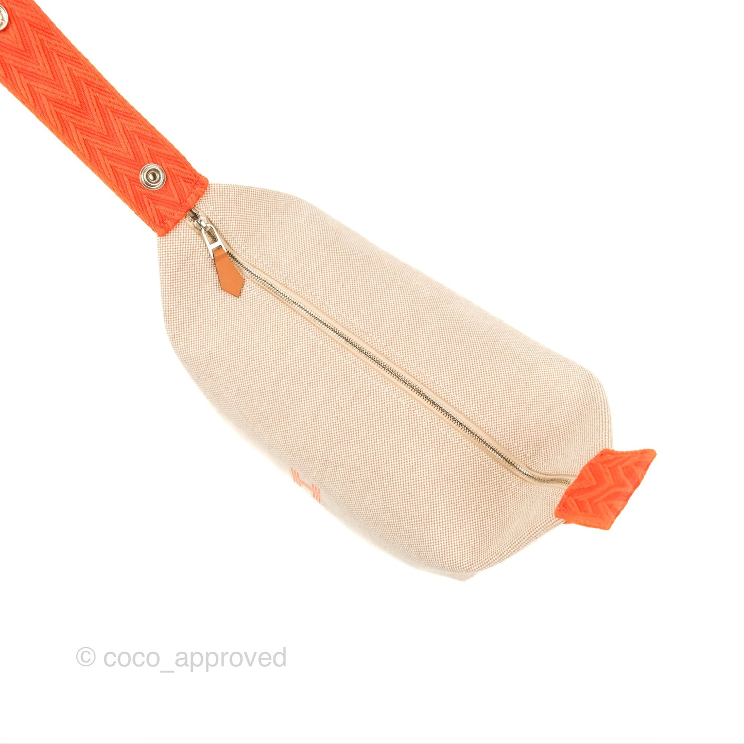 Hermès Small Bride-A-Brac Natural Orange Canvas