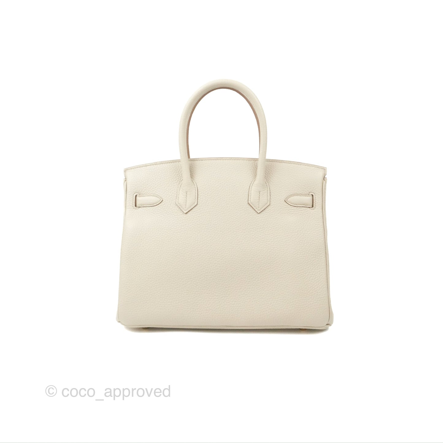 Hermès Birkin 30 Retourne Beton Clemence Gold Hardware