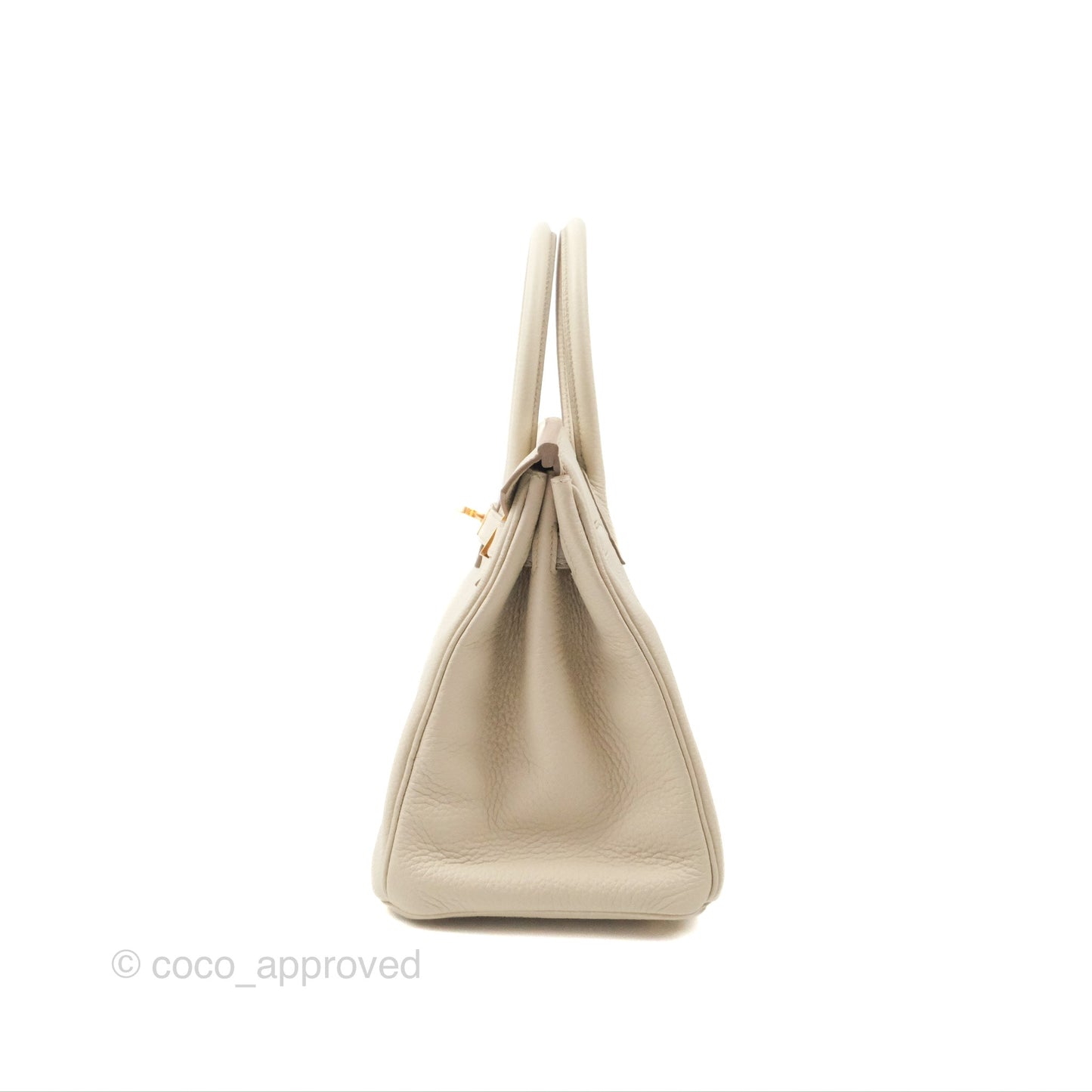 Hermès Birkin 30 Retourne Beton Clemence Gold Hardware