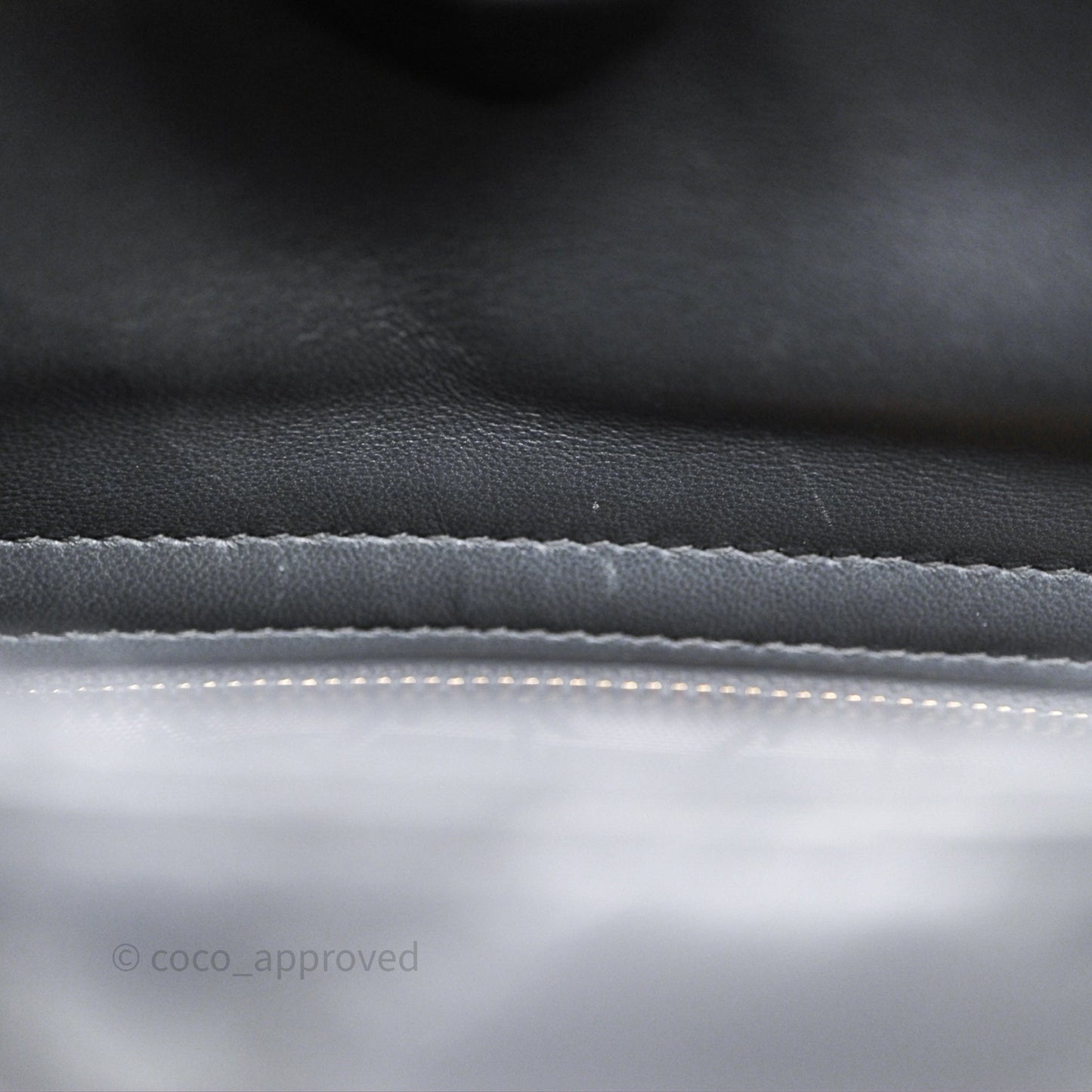 Christian Dior Small Lady Dior My ABCDior Bag Dark Grey Cannage Lambskin