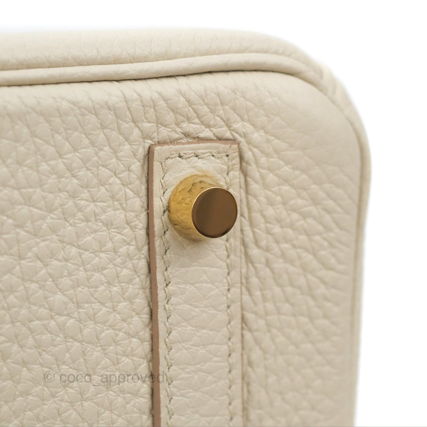 Hermès Birkin 30 Retourne Beton Clemence Gold Hardware