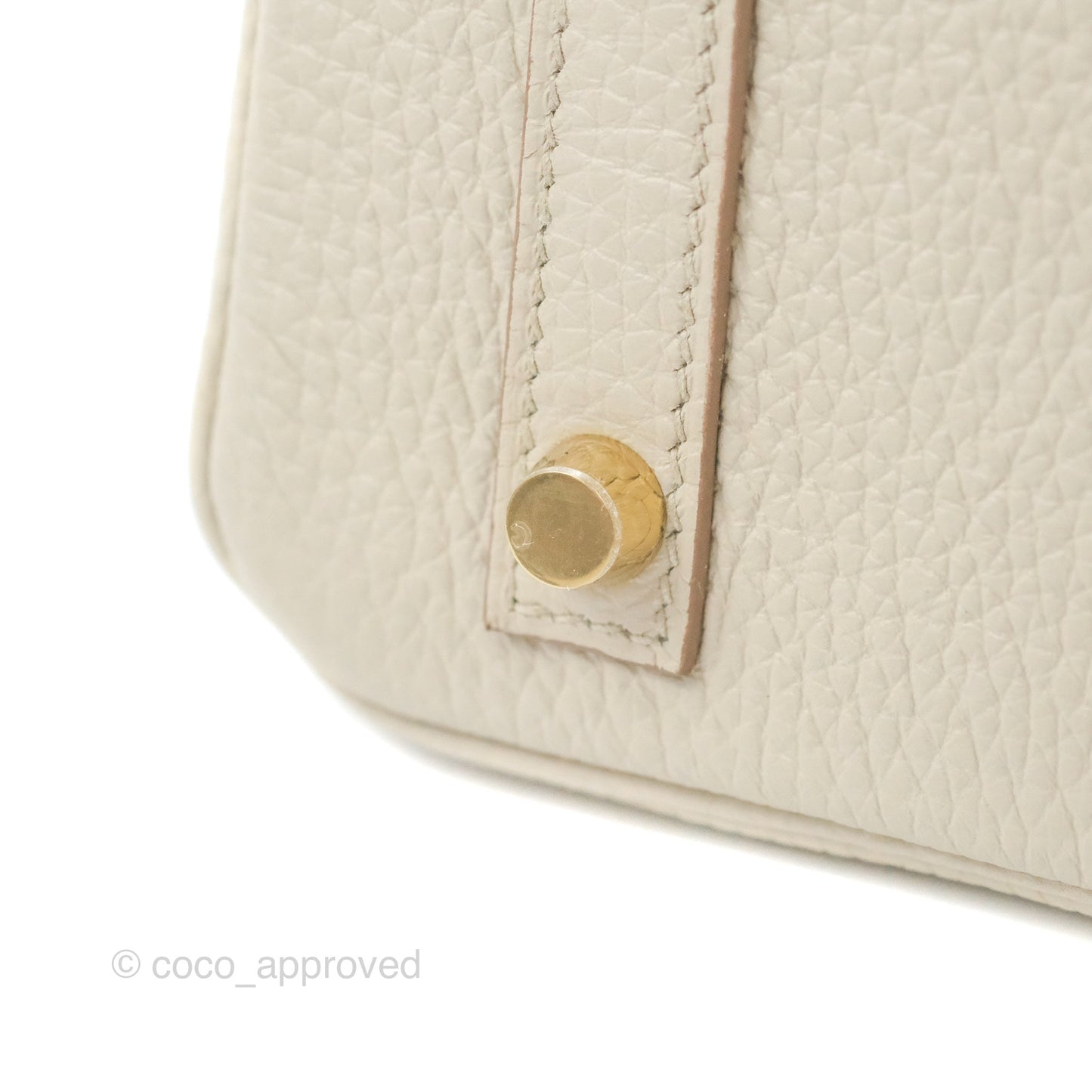 Hermès Birkin 30 Retourne Beton Clemence Gold Hardware