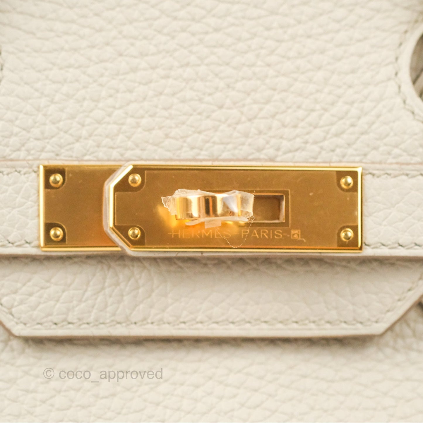 Hermès Birkin 30 Retourne Beton Clemence Gold Hardware