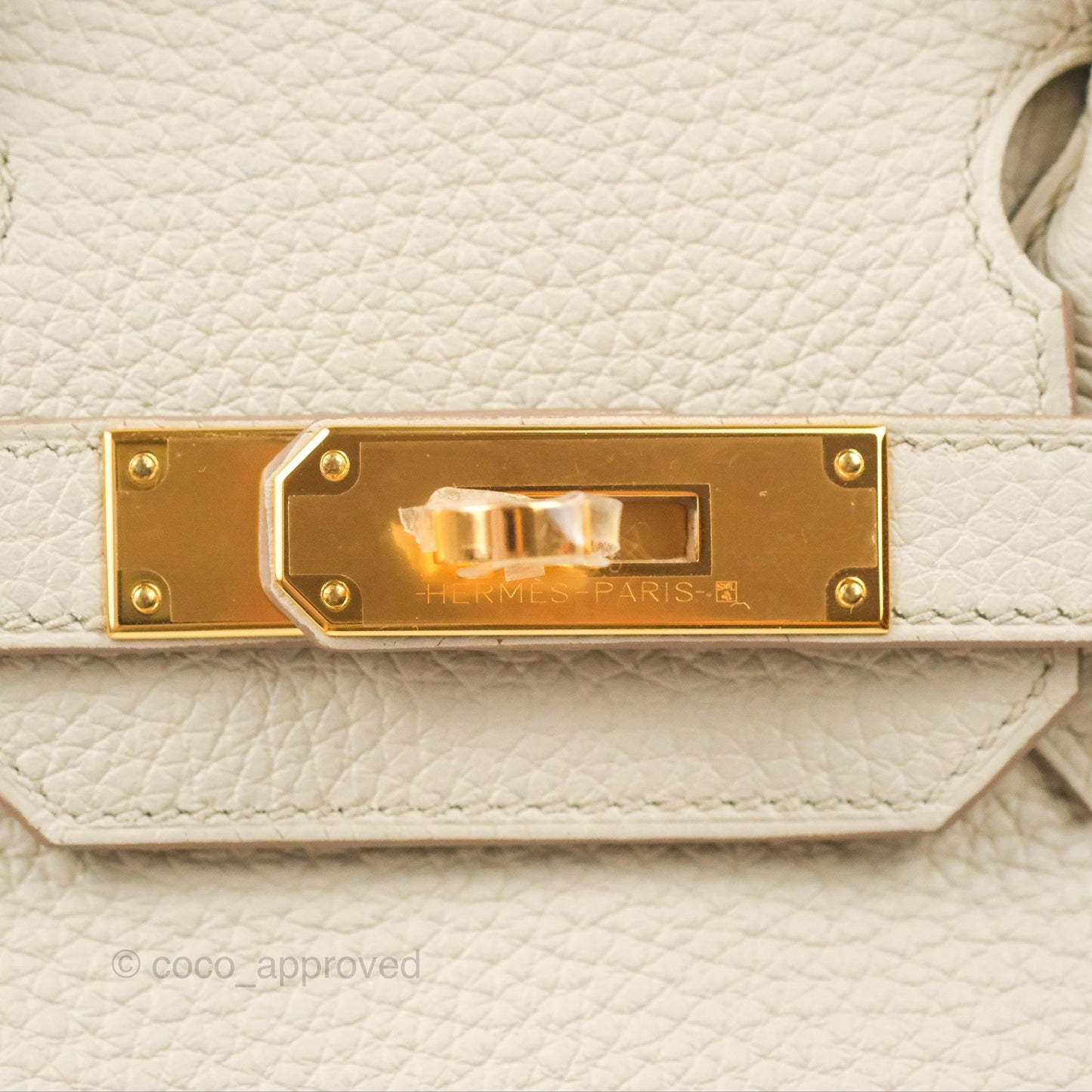 Hermès Birkin 30 Retourne Beton Clemence Gold Hardware