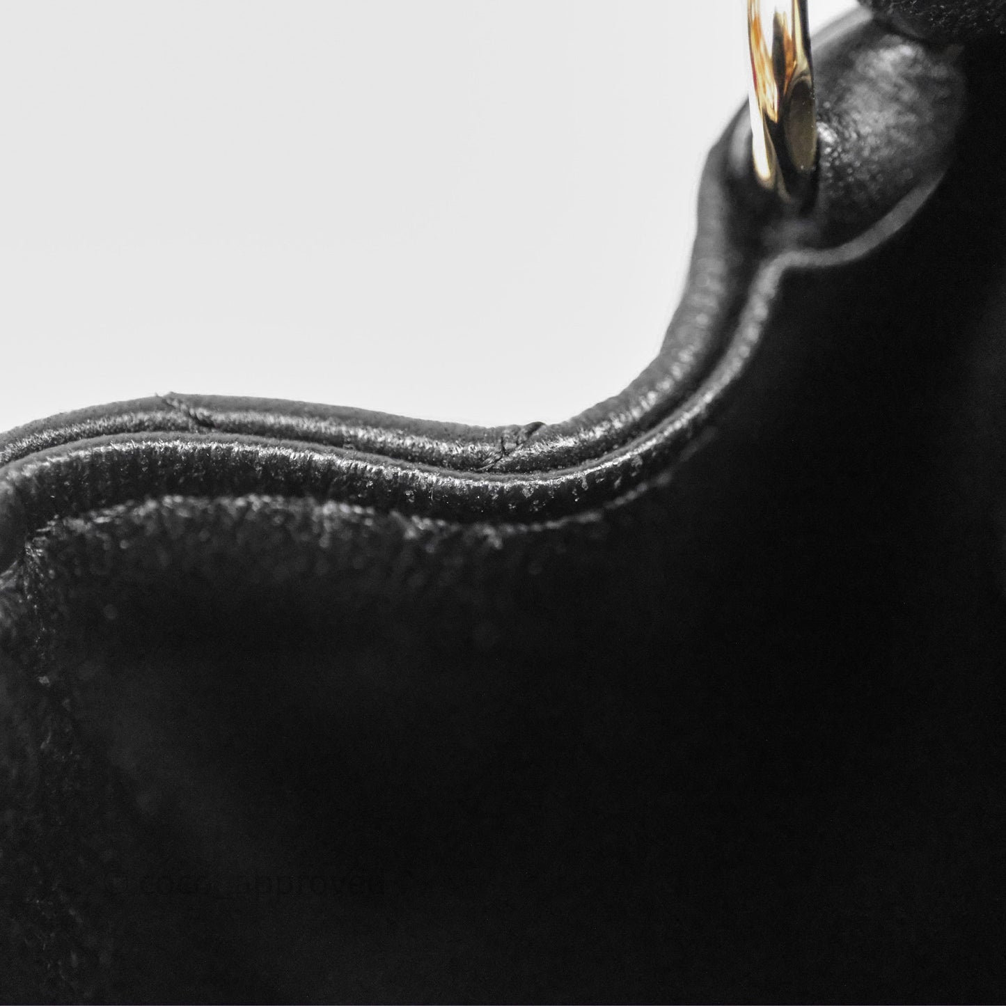 Chanel Mini Square Black Lambskin Gold Hardware