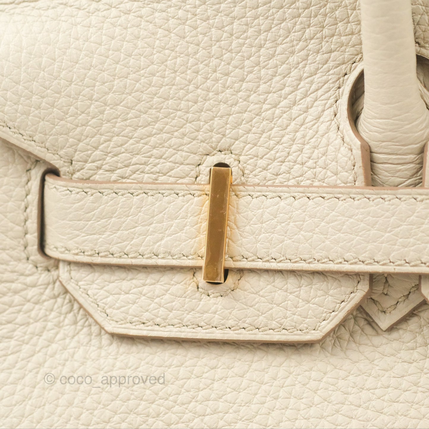 Hermès Birkin 30 Retourne Beton Clemence Gold Hardware