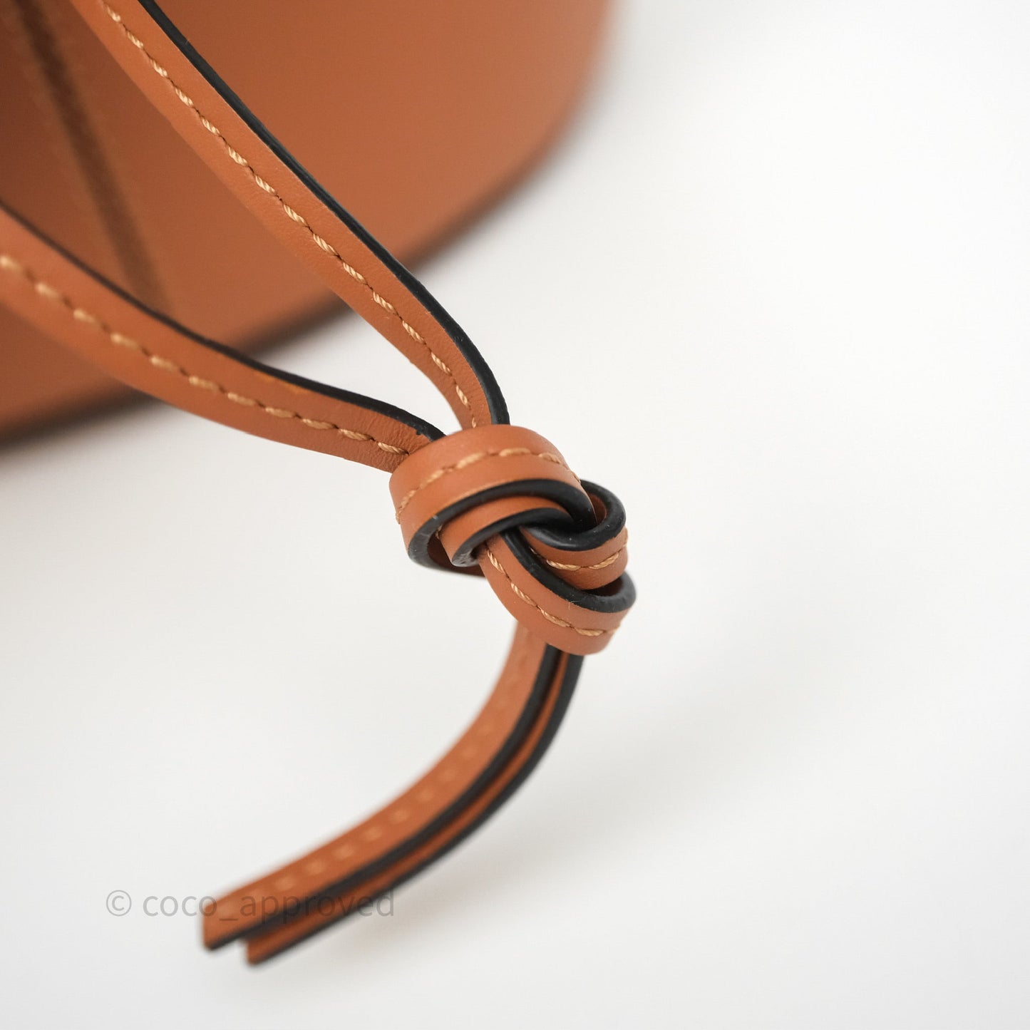 Loewe Small Balloon Bucket Bag Brown Tan Calfskin