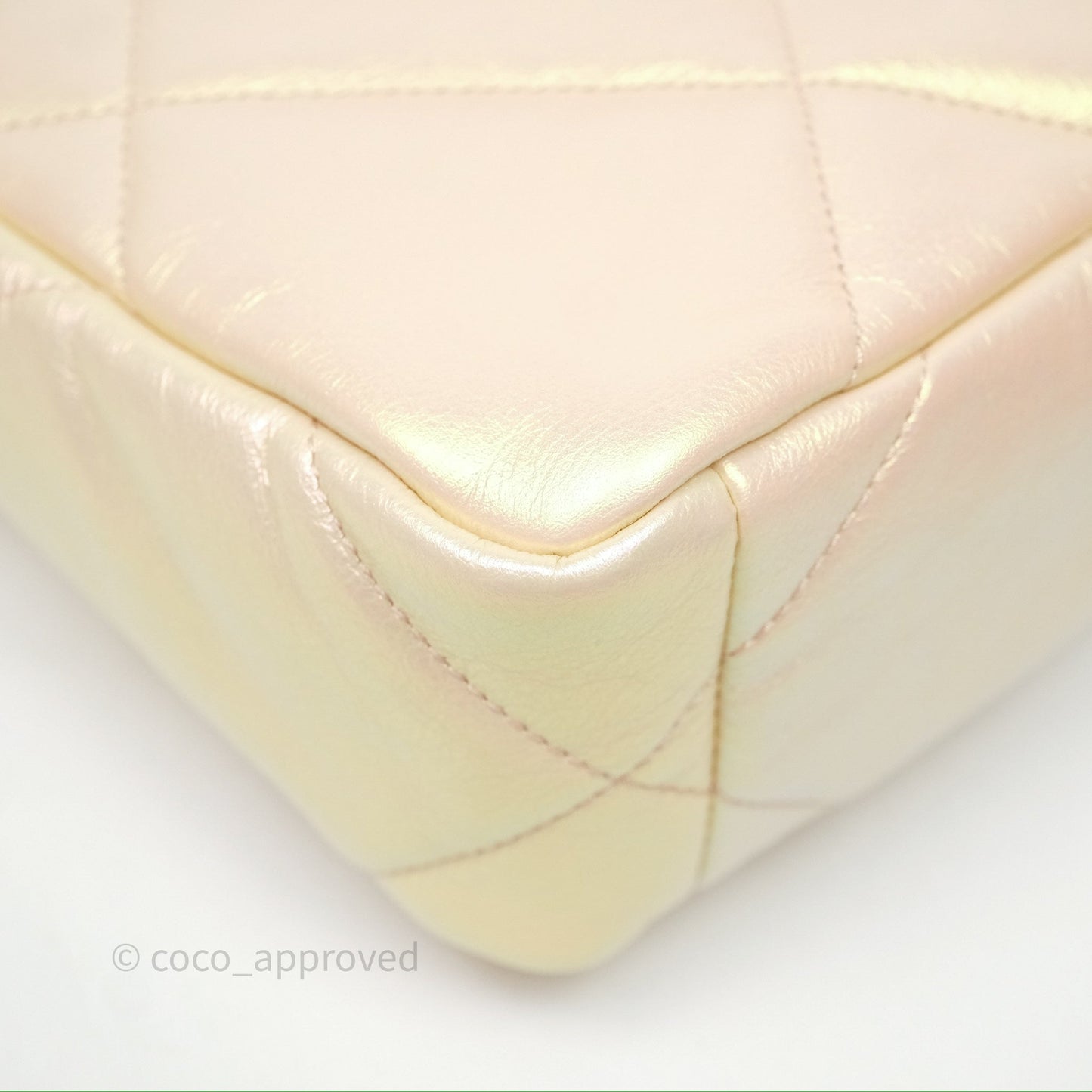Chanel 19 Small Iridescent Pink Mixed Hardware