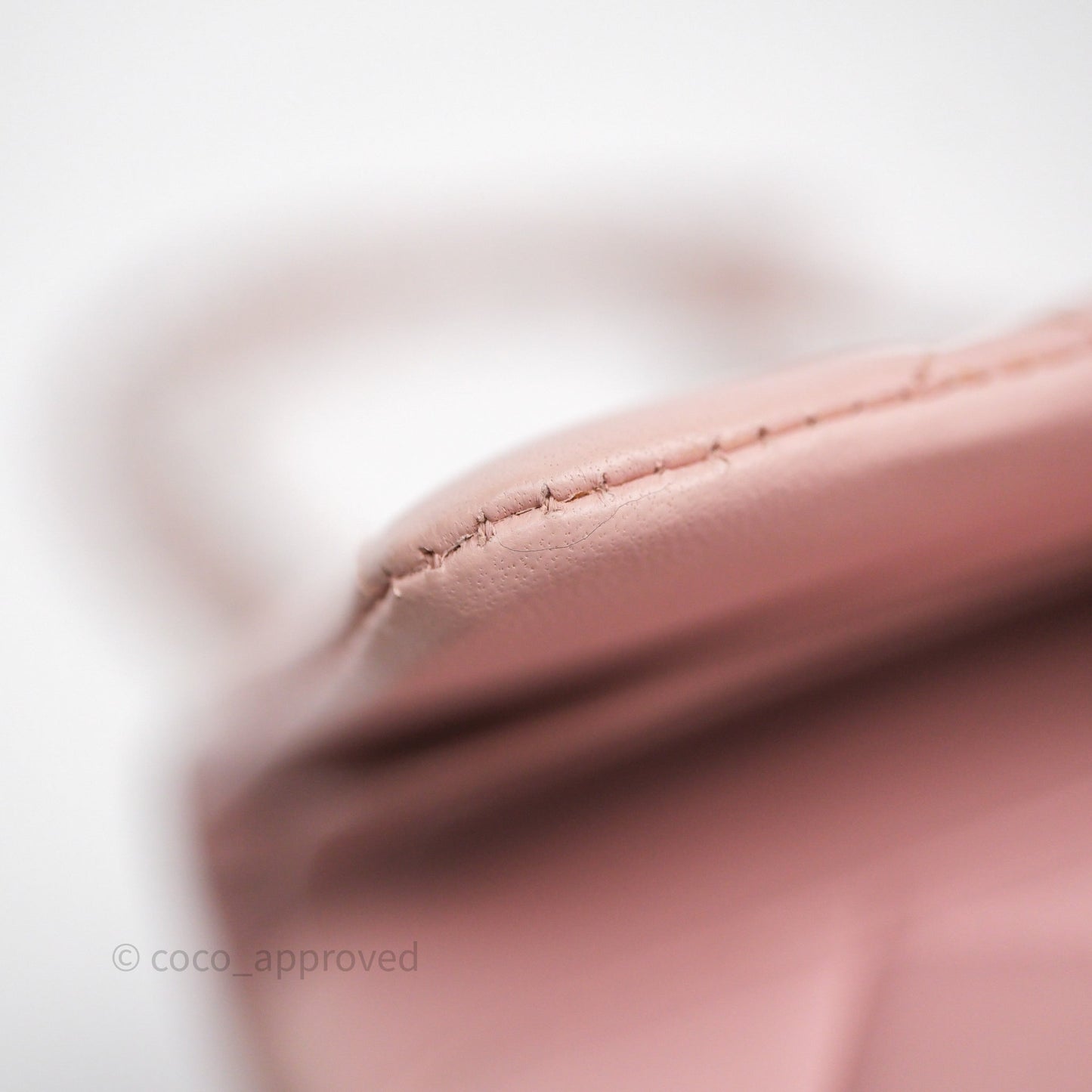 Chanel Classic M/L Medium Flap Quilted Pink Lambskin Silver Hardware