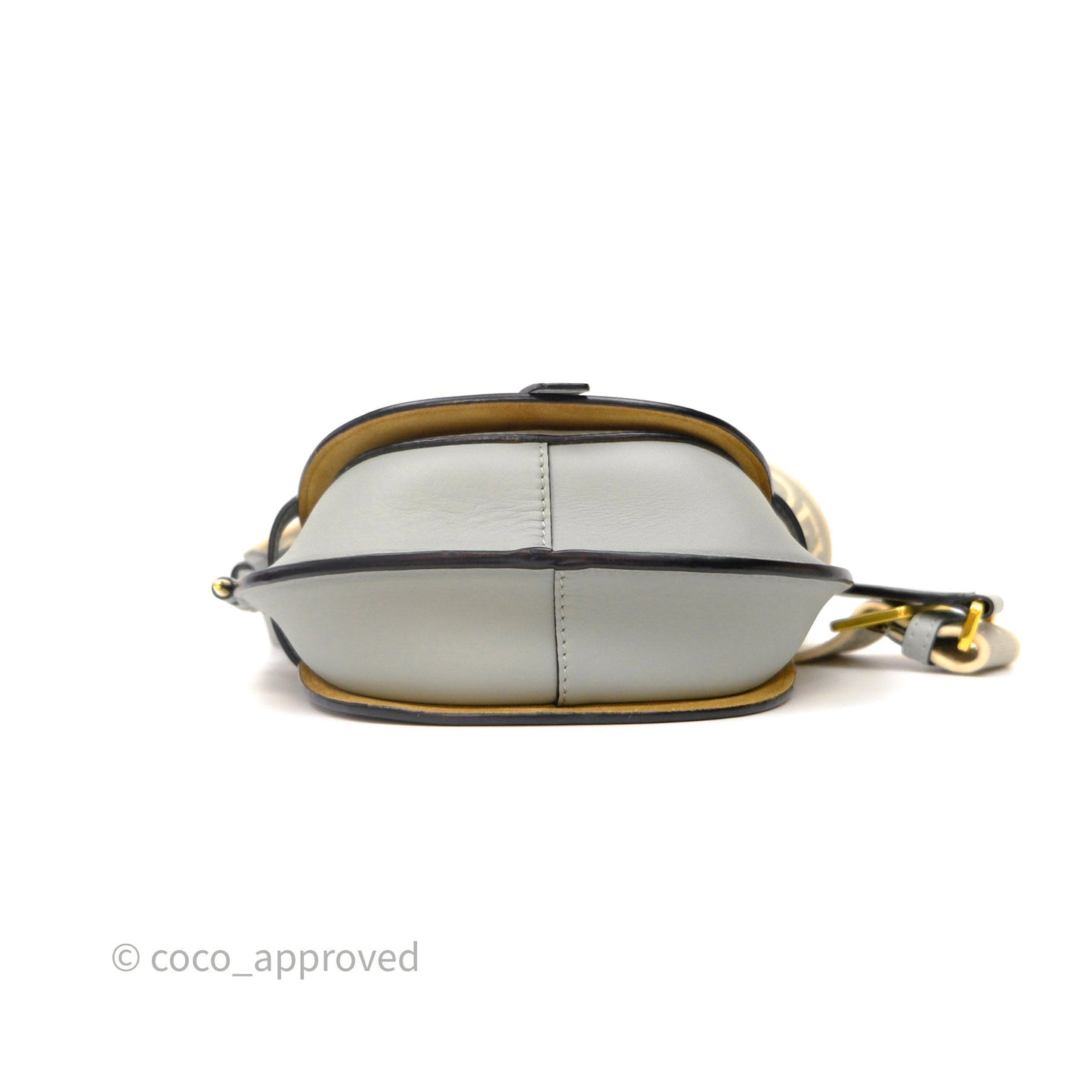 Loewe Mini Gate Dual Bag Ash Grey Soft Calfskin Jacquard Strap