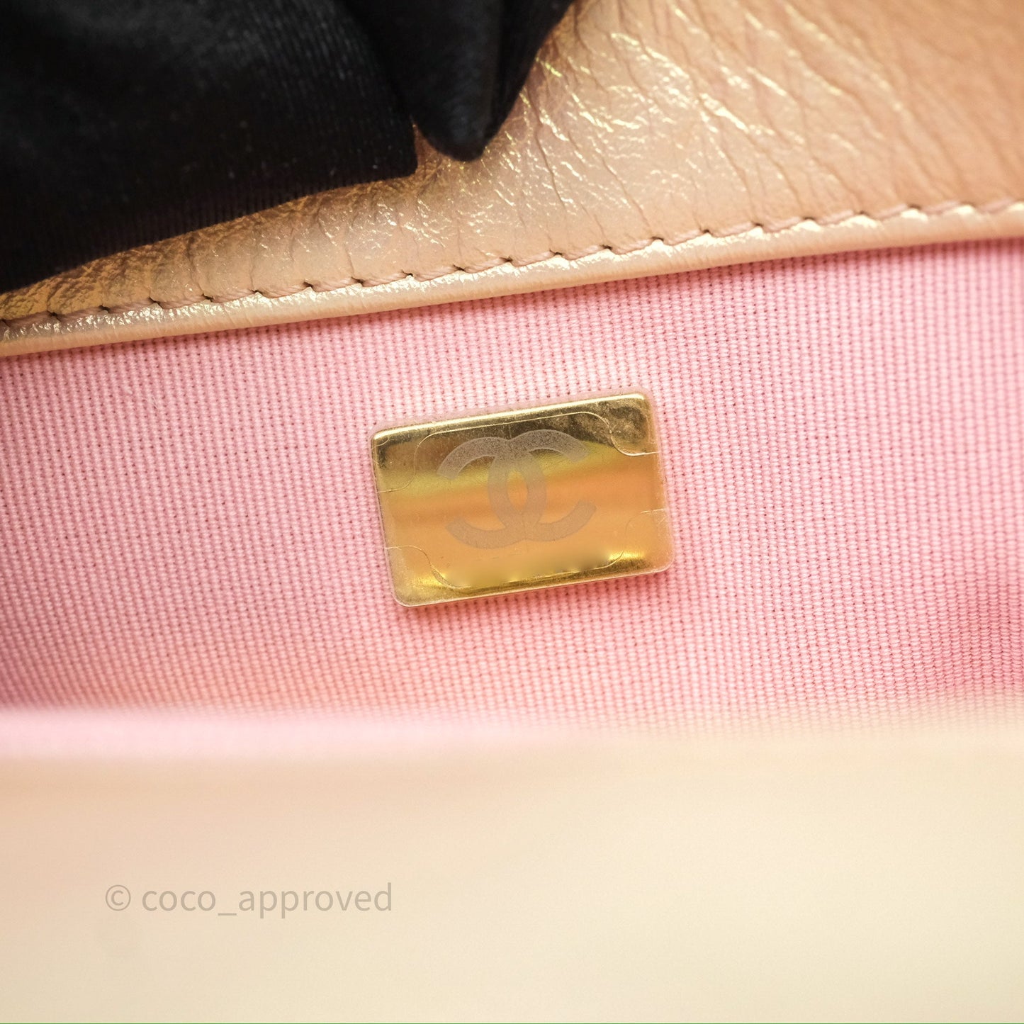 Chanel 19 Small Iridescent Pink Mixed Hardware