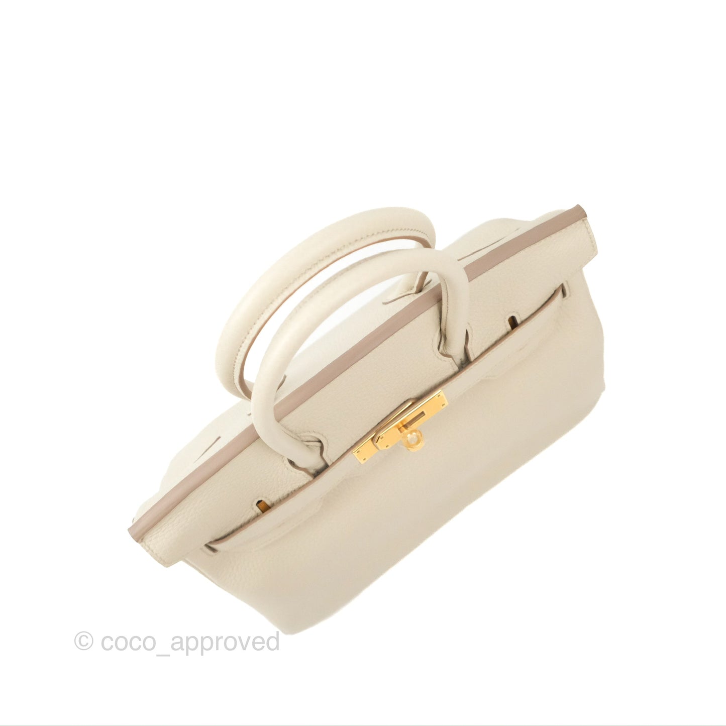 Hermès Birkin 30 Retourne Beton Clemence Gold Hardware