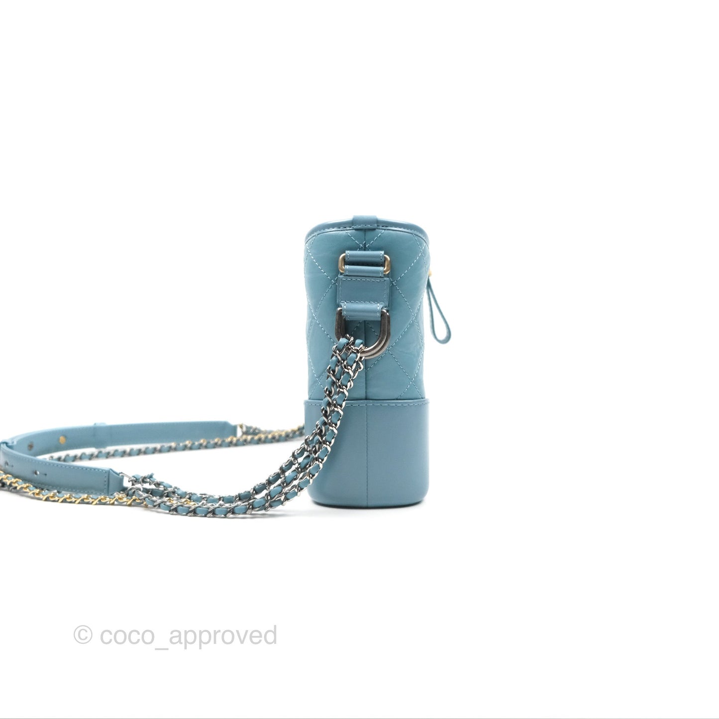 Chanel New Medium Gabrielle Blue Aged Calfskin