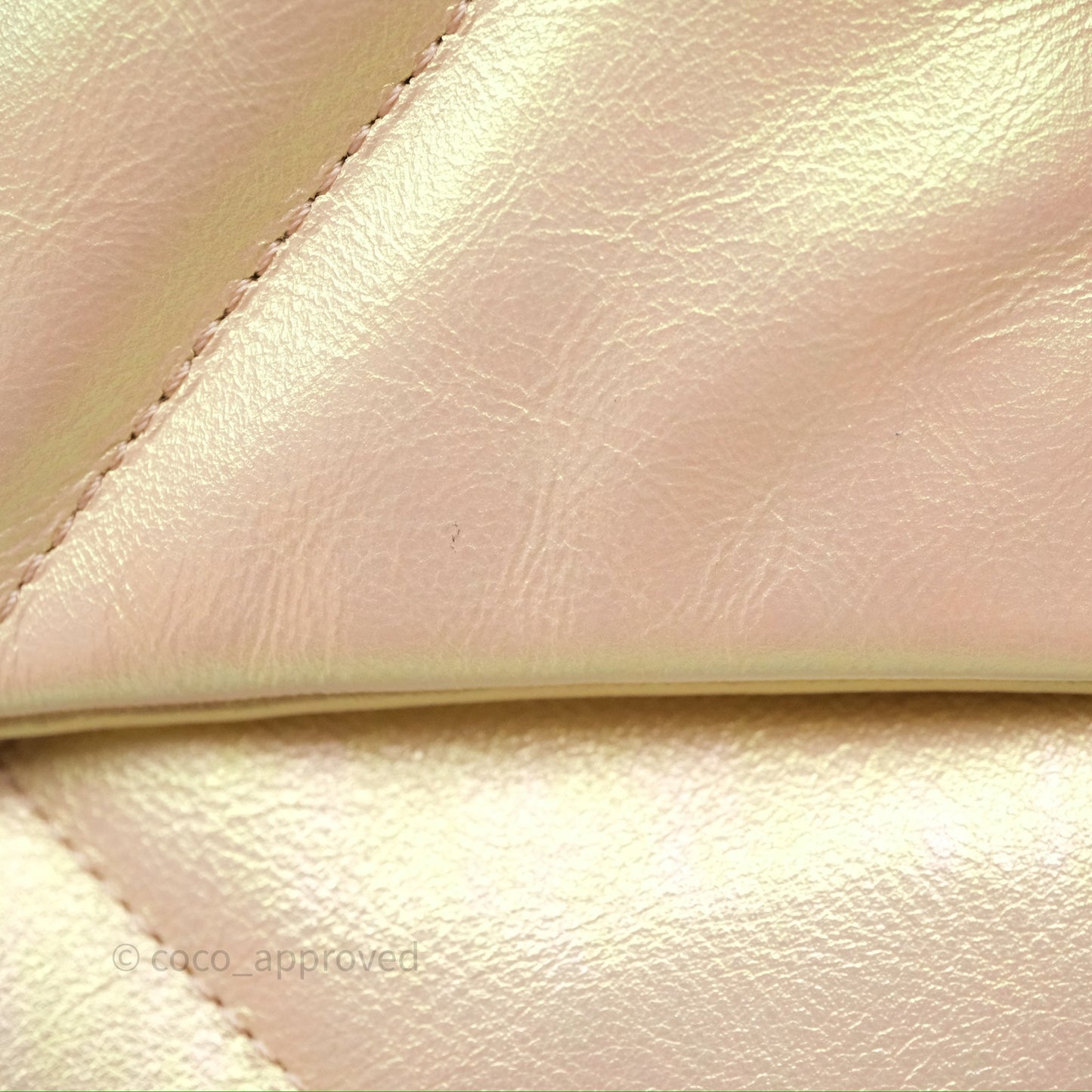 Chanel 19 Small Iridescent Pink Mixed Hardware