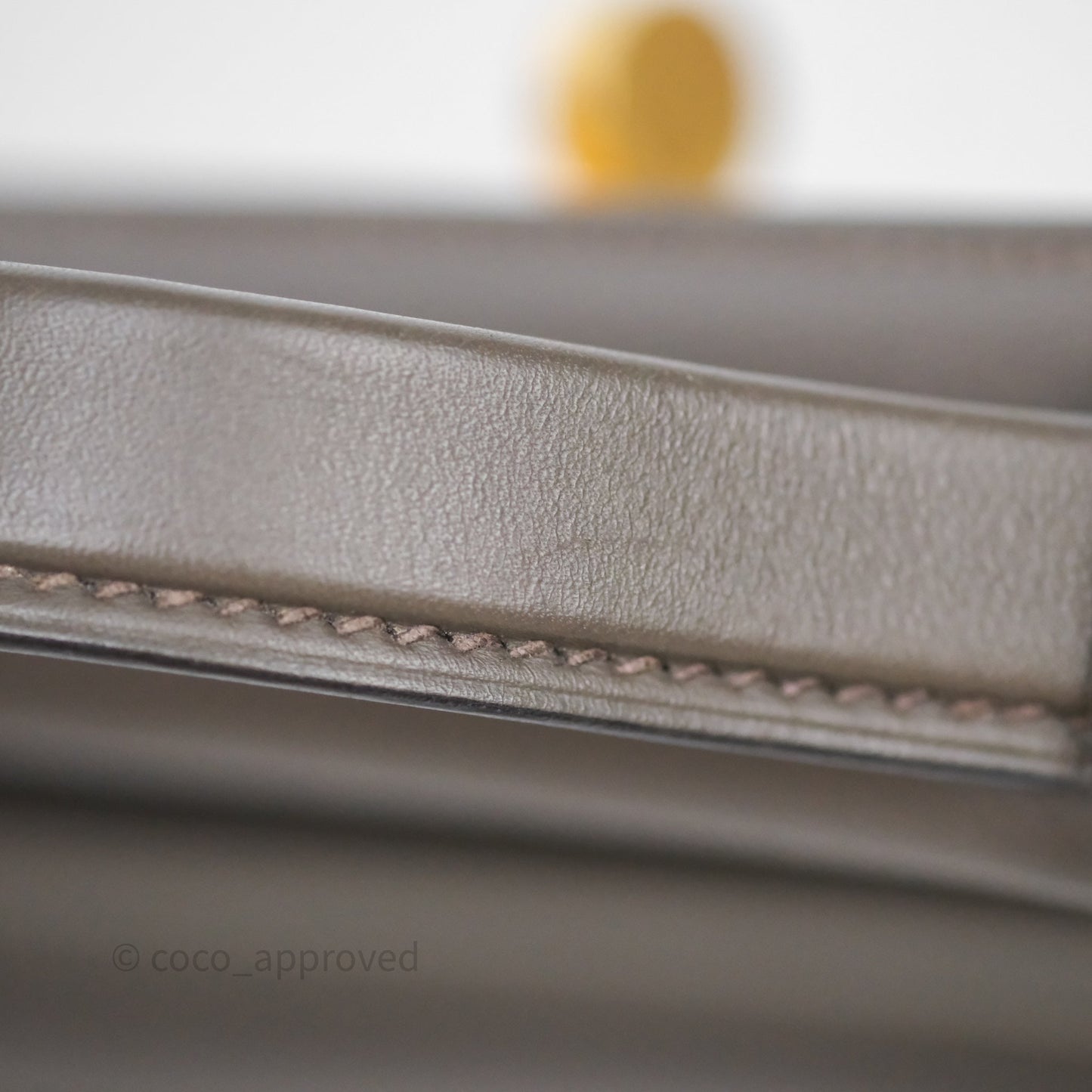 Hermès 24/24 21 Mini Gris Etain 8F Evercolor/ Swift Gold Hardware