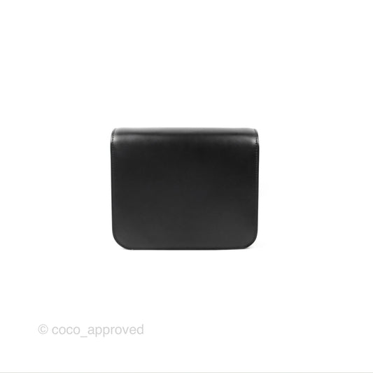 Celine Teen Classic Box Flap Black Smooth Calfskin